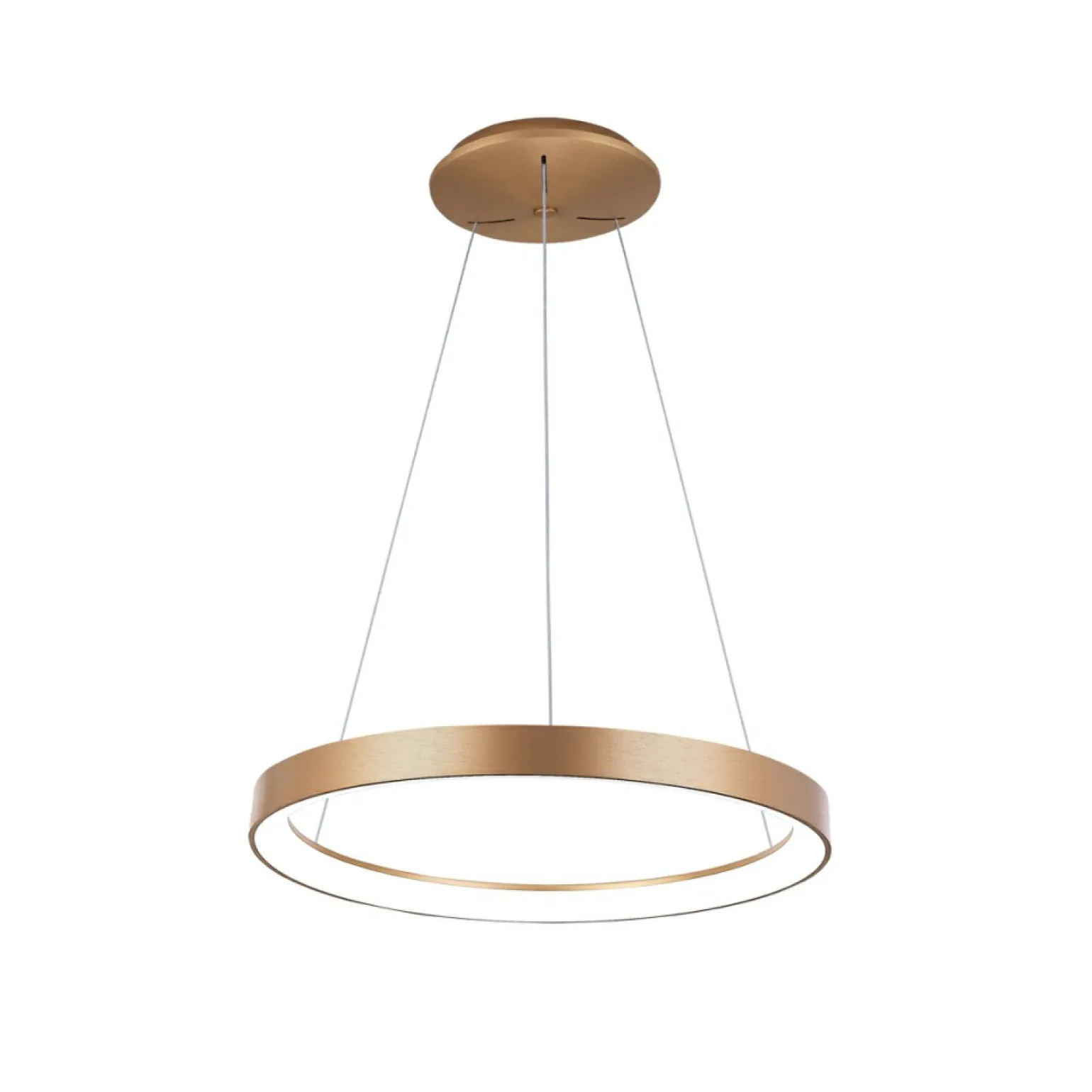 Discount Lampa LED do salonu ⌀58 PND-53675-058RPC-GD-3KS4K-TRDIMM VICO | Kaja Żyrandole Nowoczesne