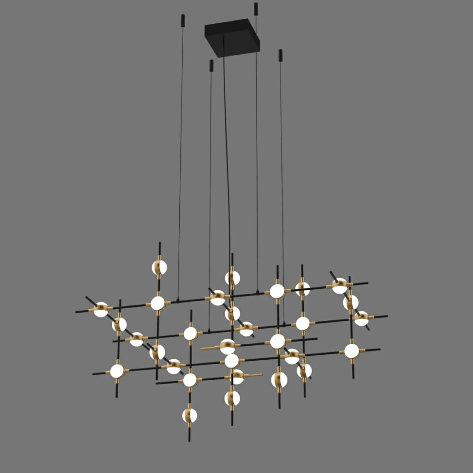 Cheap Lampa LED na antresolę MD18001067-30A BG PROVENZA | Kaja Oświetlenie Żyrandole Nowoczesne