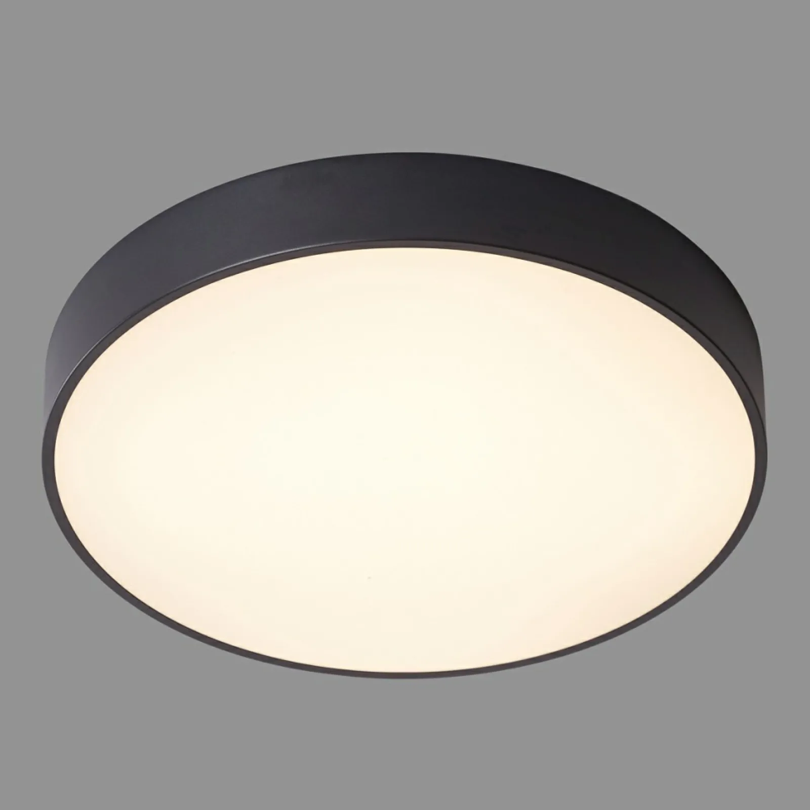 Sklep Kaja Lampa LED z czarną ramką ⌀40cm 5361-830RC-BK-3 ORBITAL | Kaja* Lampy Led | Plafony Nowoczesne