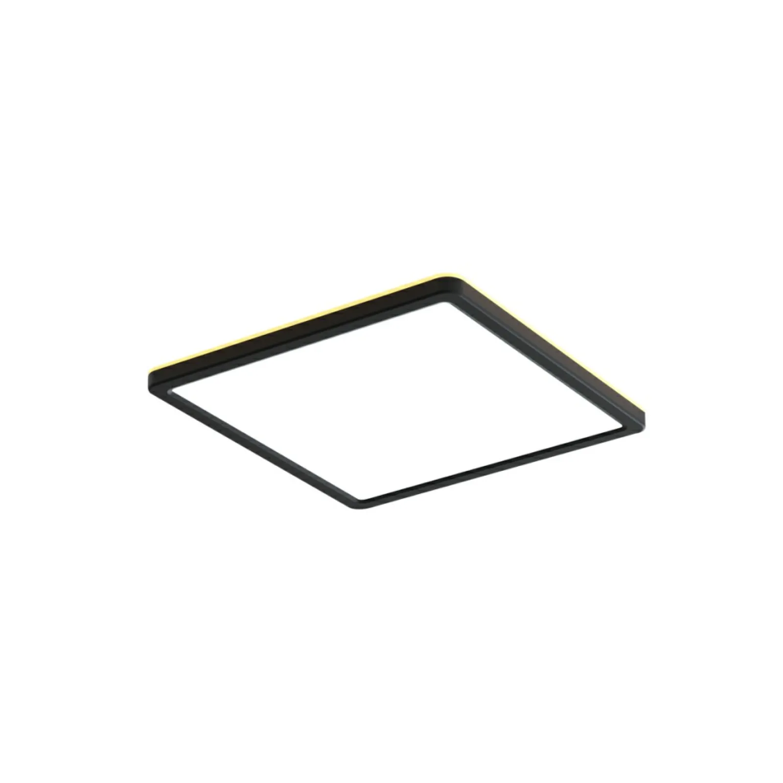 Sklep Kaja Lampa LED ze świecącą ramką 23x23 PLF-39573-230S-22W-BL ALERIA | Kaja* Lampy Led | Plafony Nowoczesne