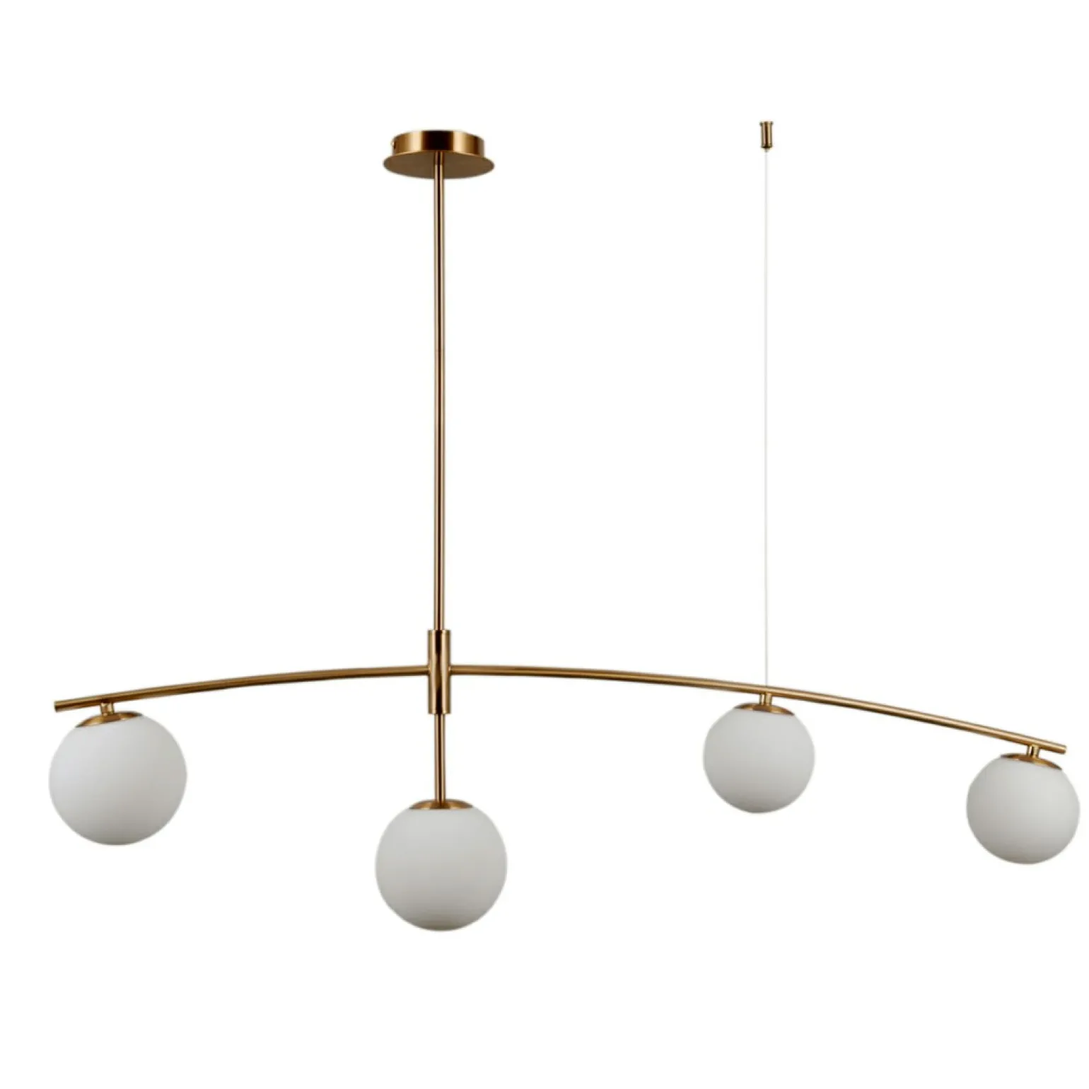 Store Lampa modern glamour nad wyspę PND-31322-4-HB SENAI | Kaja Oświetlenie Żyrandole Nowoczesne