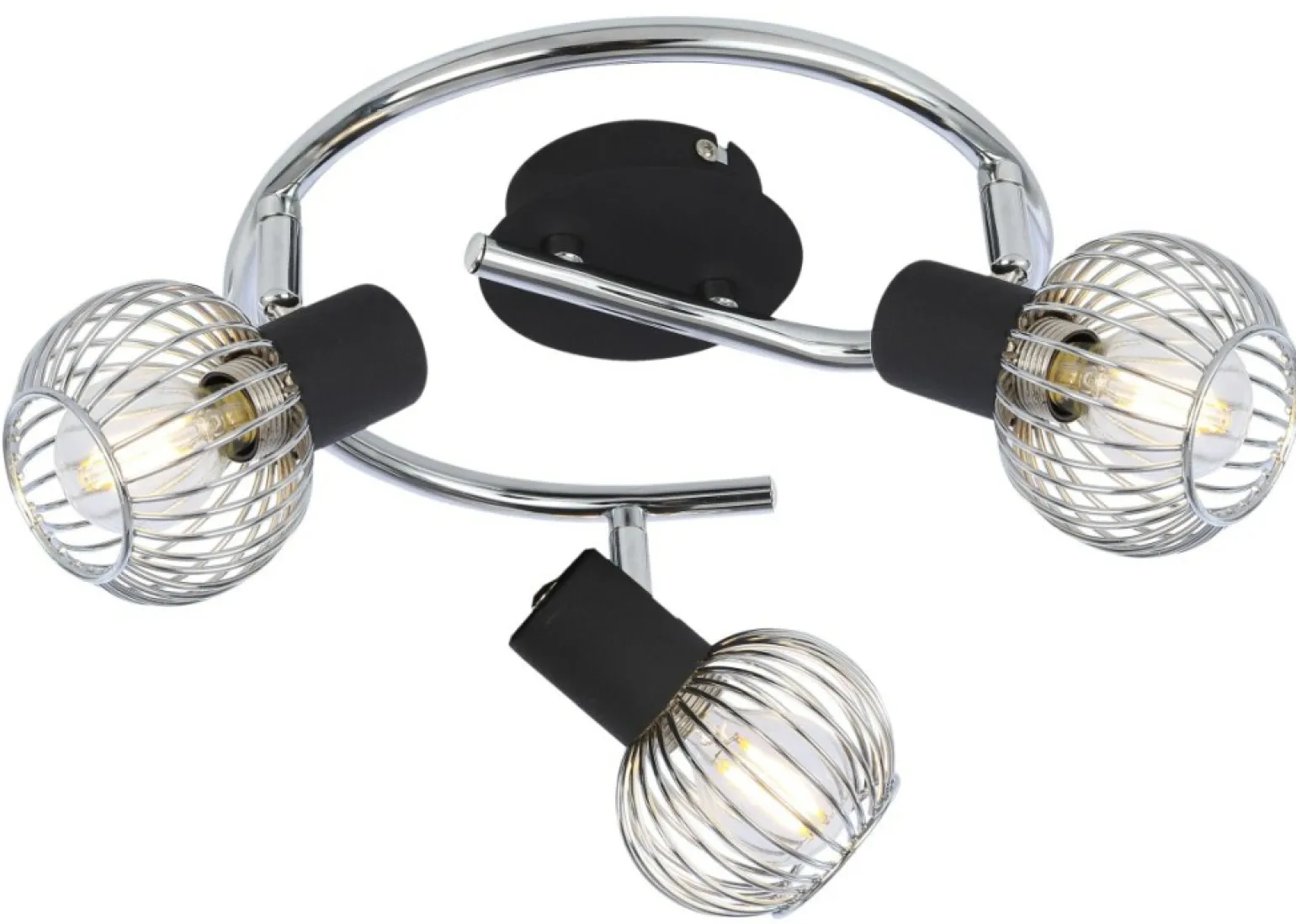 Flash Sale Lampa na bazie okręgu z drucianymi spotami 98-61867 OSLO | Kaja Żyrandole Nowoczesne