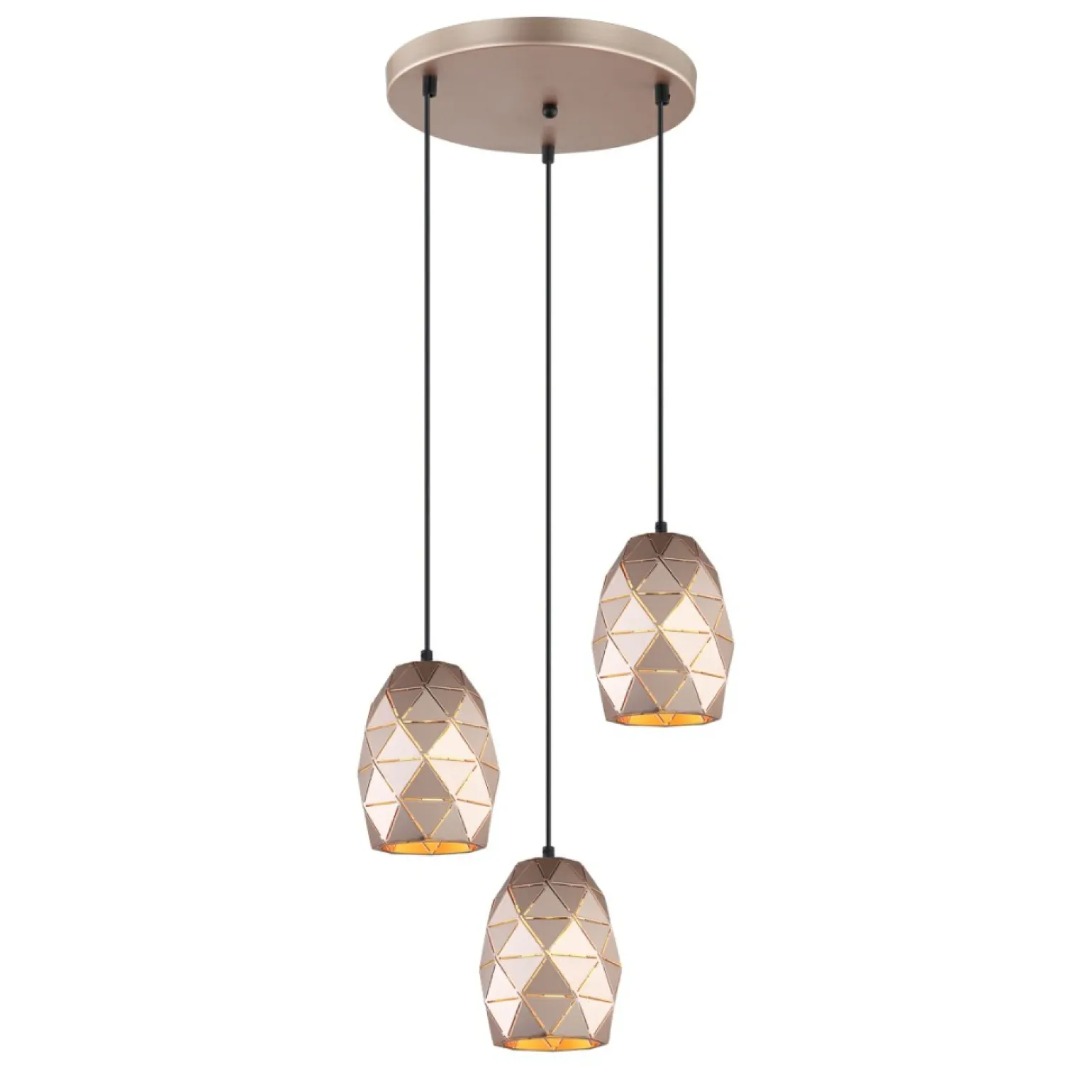 Cheap Lampa na okrągłej podsufitce MDM-3480/3A GD HARLEY | Kaja Oświetlenie Żyrandole Nowoczesne