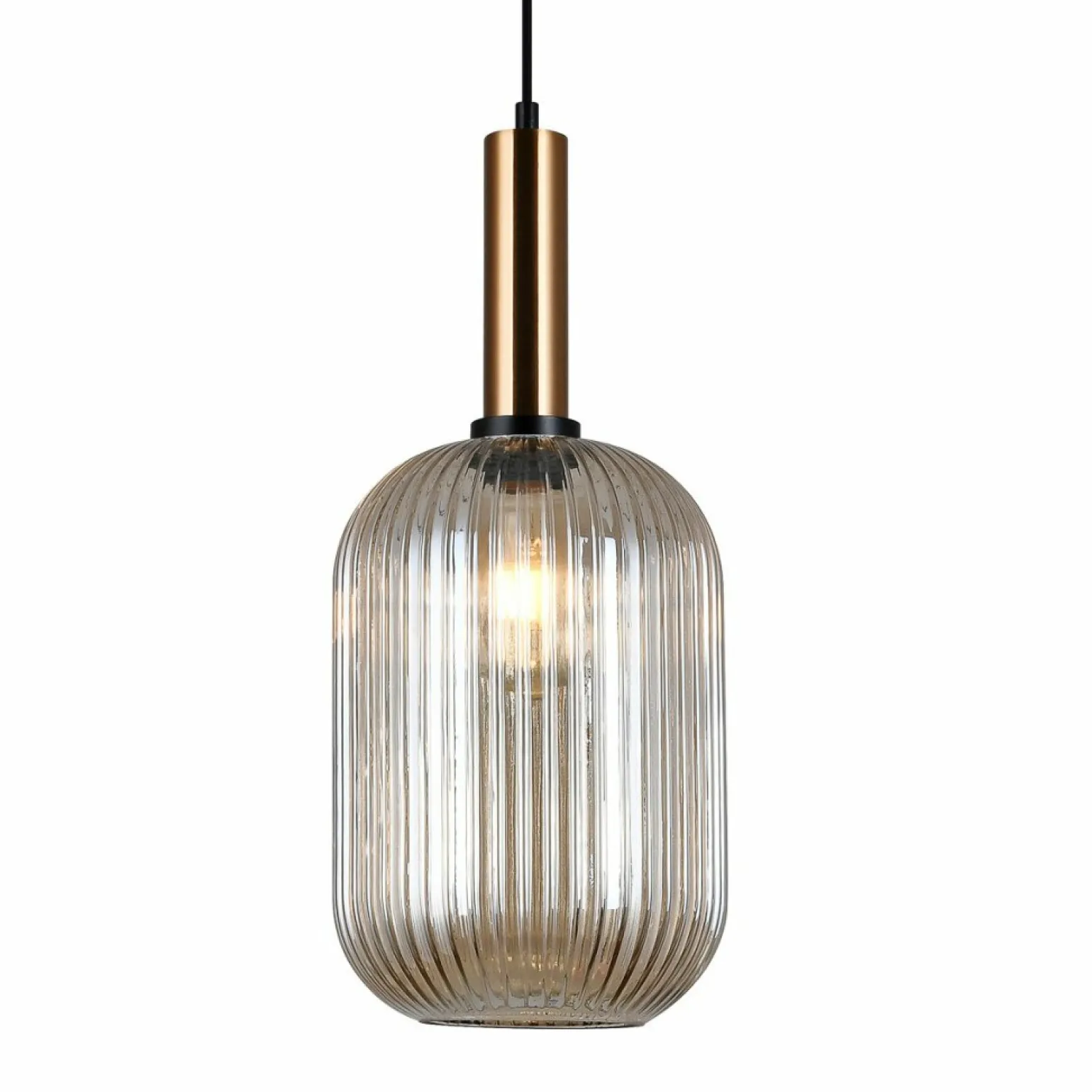Shop Lampa na regulowanym zwisie PND-5588-1L-BRO+AMB ANTIOLA | Kaja Żyrandole Nowoczesne