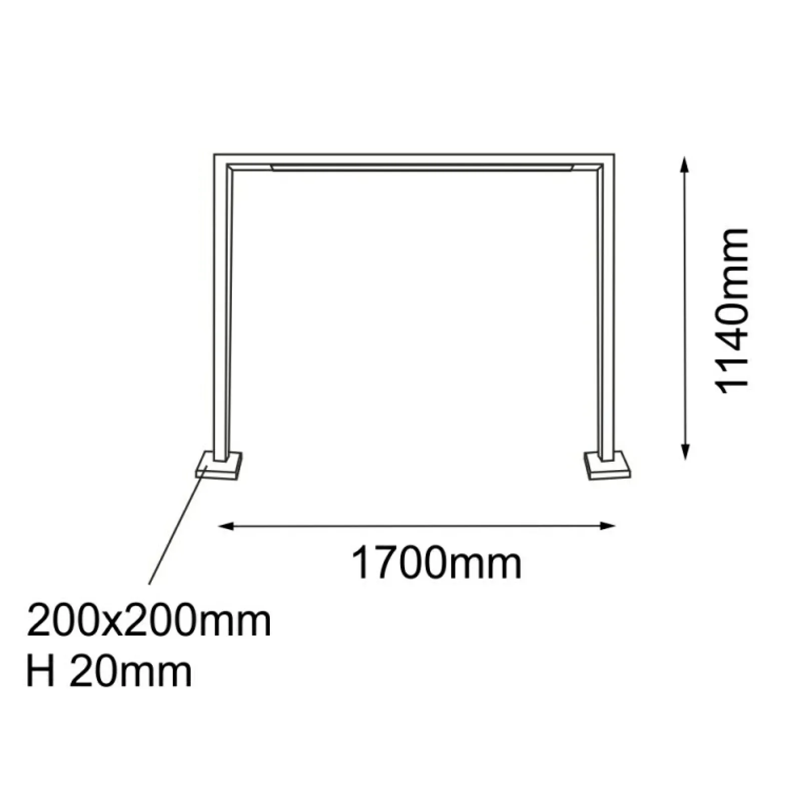 Sklep Kaja Lampa ogrodowa stojąca ramka 114cm ANT 9937 TAKETA | Kaja Oświetlenie* Lampy Ogrodowe Stojące