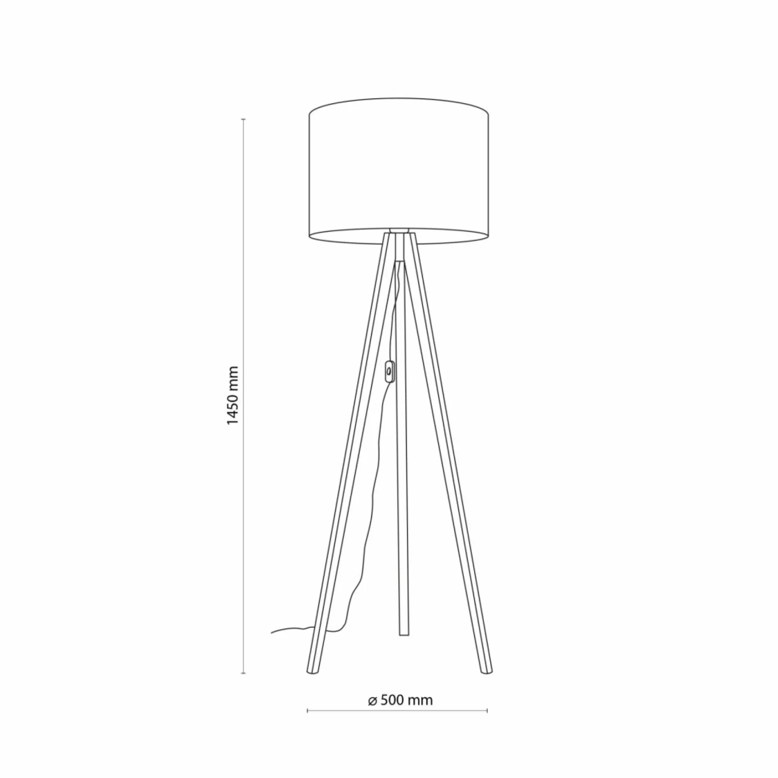 Sklep Kaja Lampa podłogowa z abażurem w stylu boho TK 16017 GRAND ORZECH | Kaja* Lampy Podłogowe Z Abażurem | Tradycyjne Lampy Podłogowe