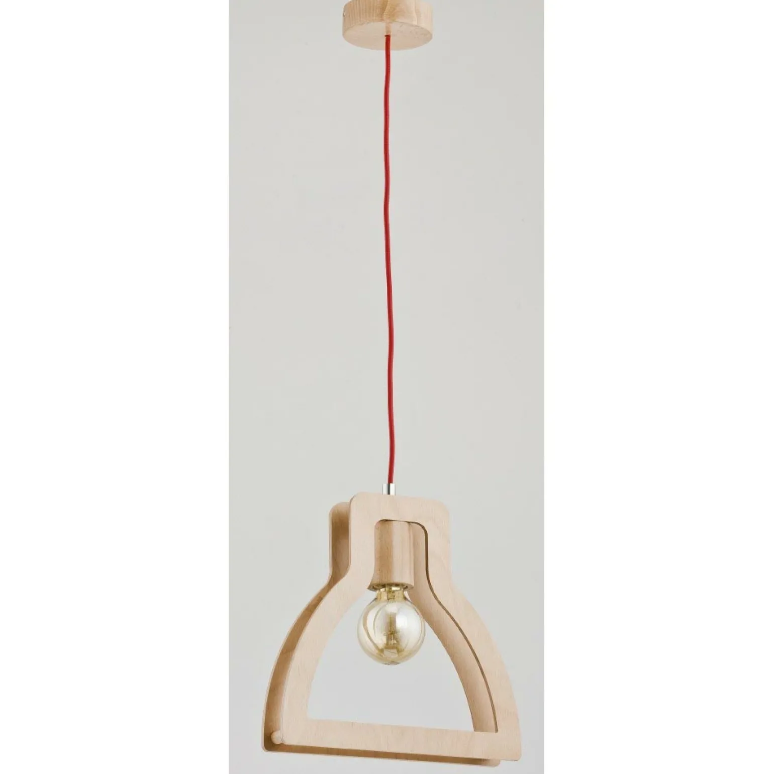 Fashion Lampa skandynawska z surowego drewna AL 60098 MANTI | Kaja Oświetlenie Żyrandole Nowoczesne