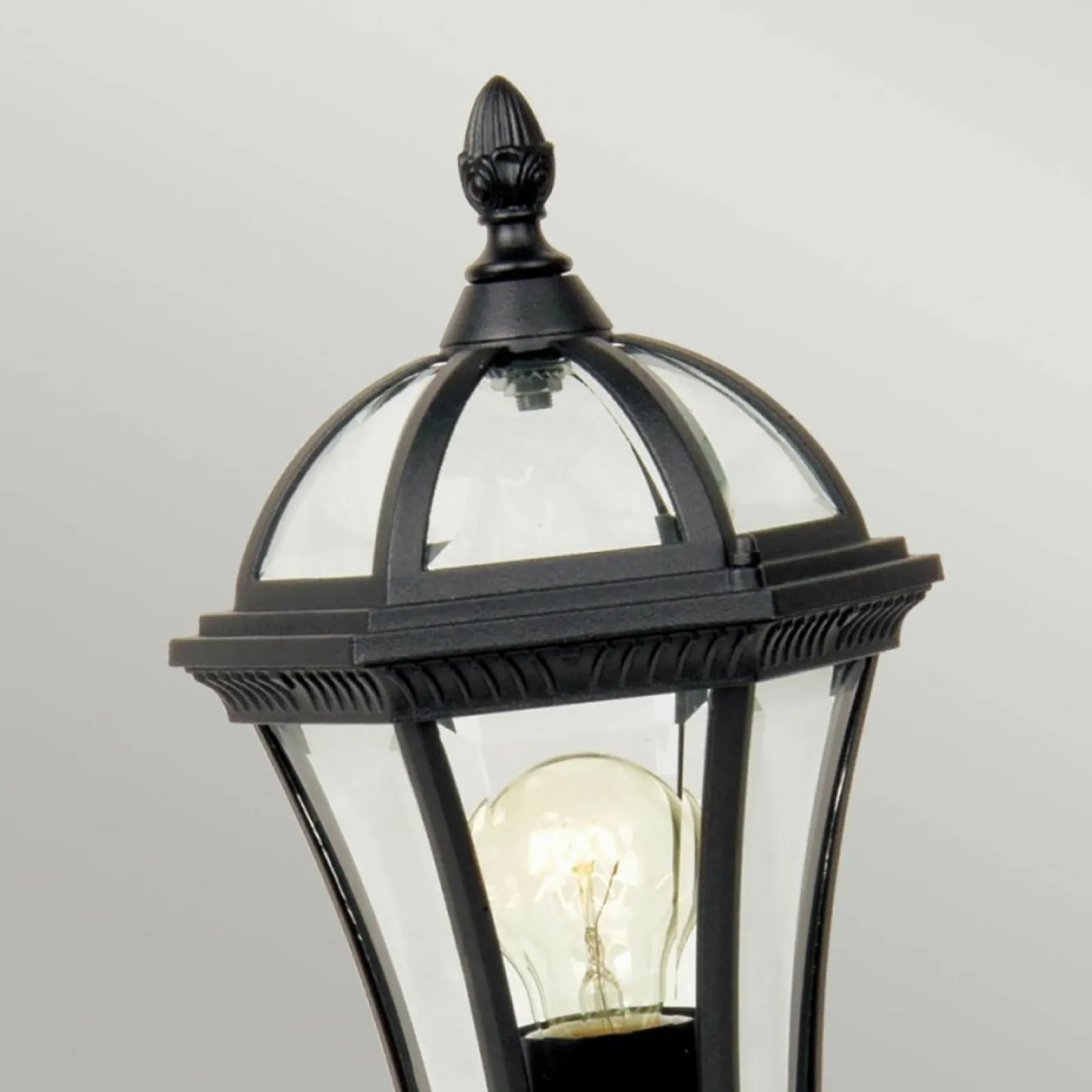 Sklep Kaja Lampa stojąca, cokołowa, czarna GZH-LB3 z serii LEDBURY* Lampy Ogrodowe Stojące