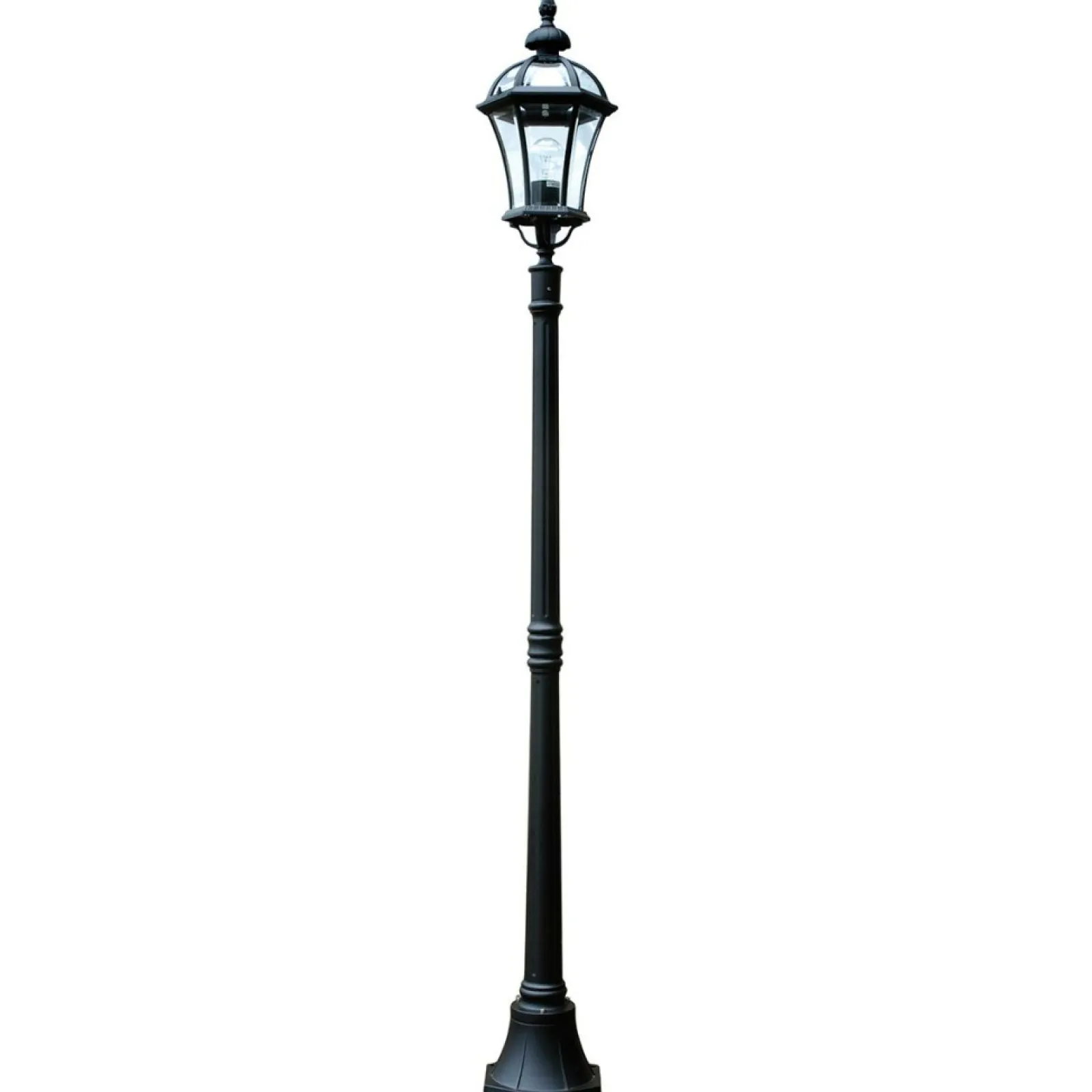 Sklep Kaja Lampa stojąca, czarna latarnia GZH-LB5 z serii LEDBURY* Lampy Ogrodowe Stojące