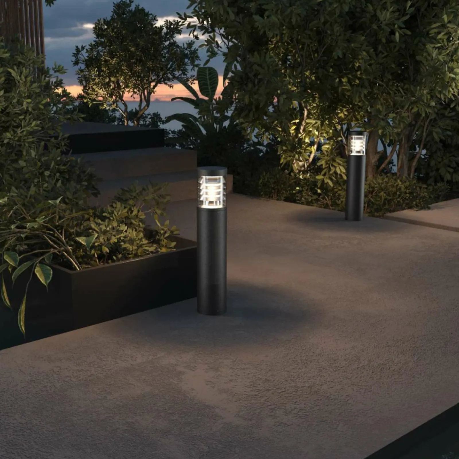 Sklep Kaja Lampa stojąca LED, oświetlenie ścieżek O439FL-L12GF3K z serii SPIR* Lampy Ogrodowe Stojące