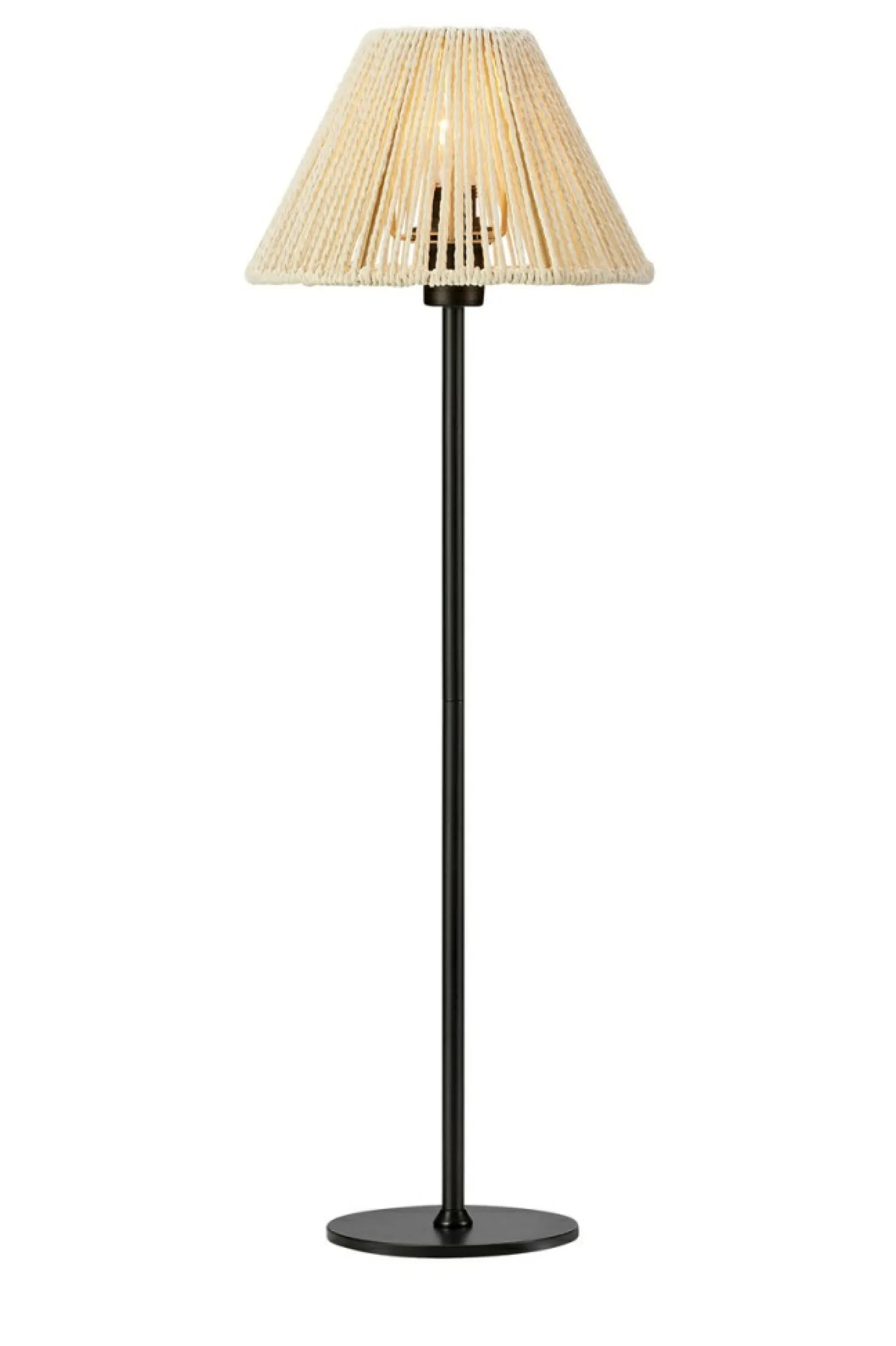 Sklep Kaja Lampa stojąca w stylu eco, z plecionym abażurem 108445 z serii CORDA* Lampy Podłogowe Z Abażurem
