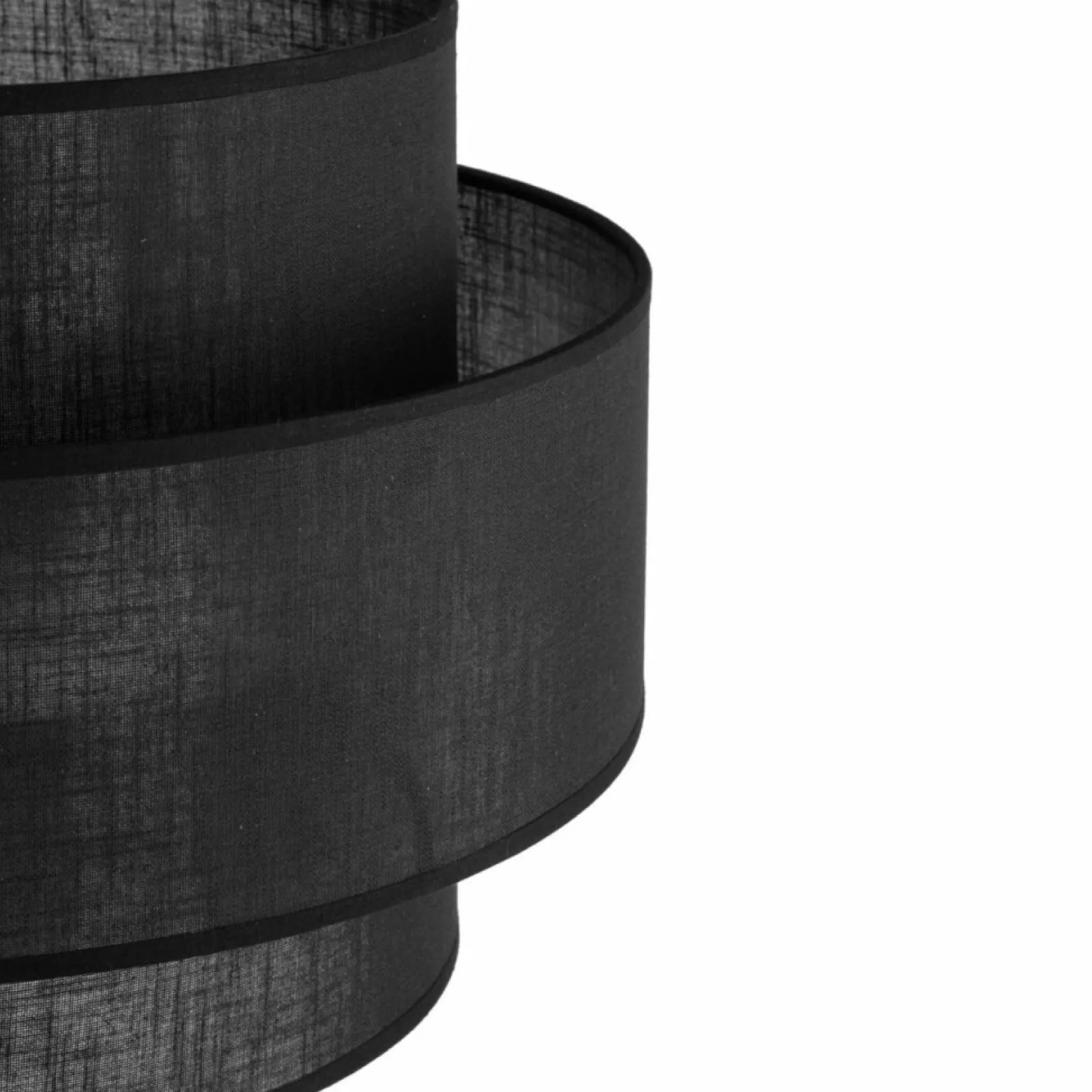Sklep Kaja Lampa stojąca z podwójnym abażurem TK 5896 CALISTO BLACK | Kaja* Lampy Podłogowe Z Abażurem | Tradycyjne Lampy Podłogowe
