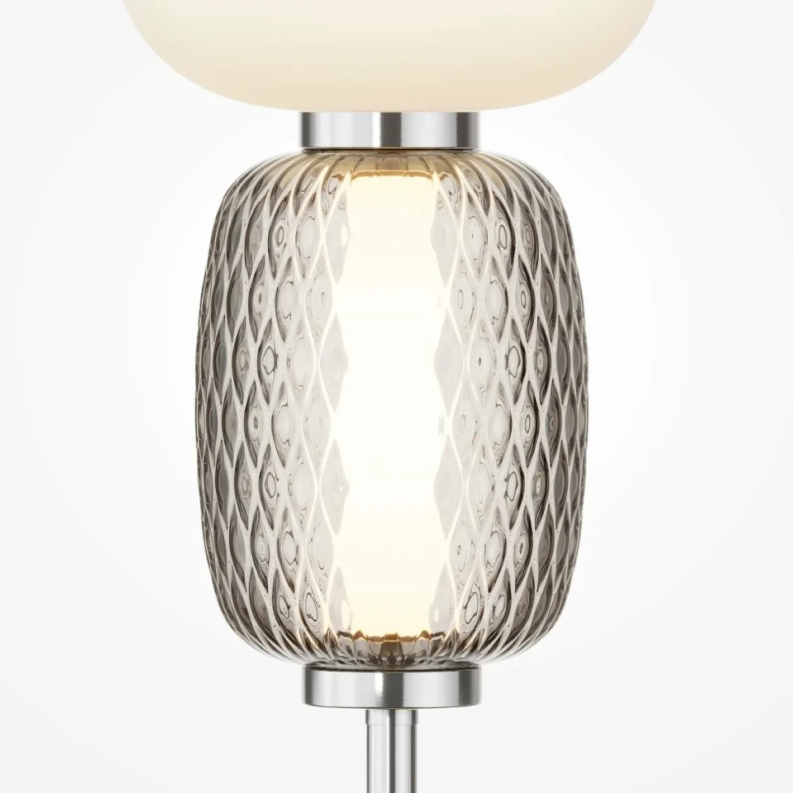 Sklep Kaja Lampa stołowa, efektowny wygląd MOD267TL-L28CH3K z serii PATTERN* Nowoczesne Lampki Stołowe | Lampy Led