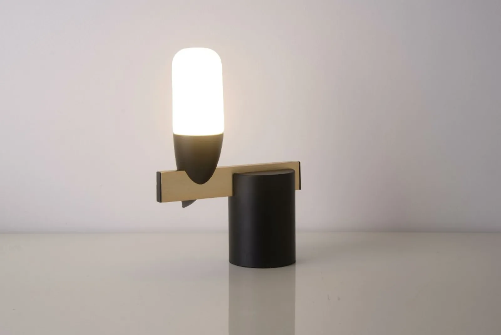 Sklep Kaja Lampa stołowa LED czarna LEDEA 50533081 SAKAI | Kaja Oświetlenie* Nowoczesne Lampki Stołowe