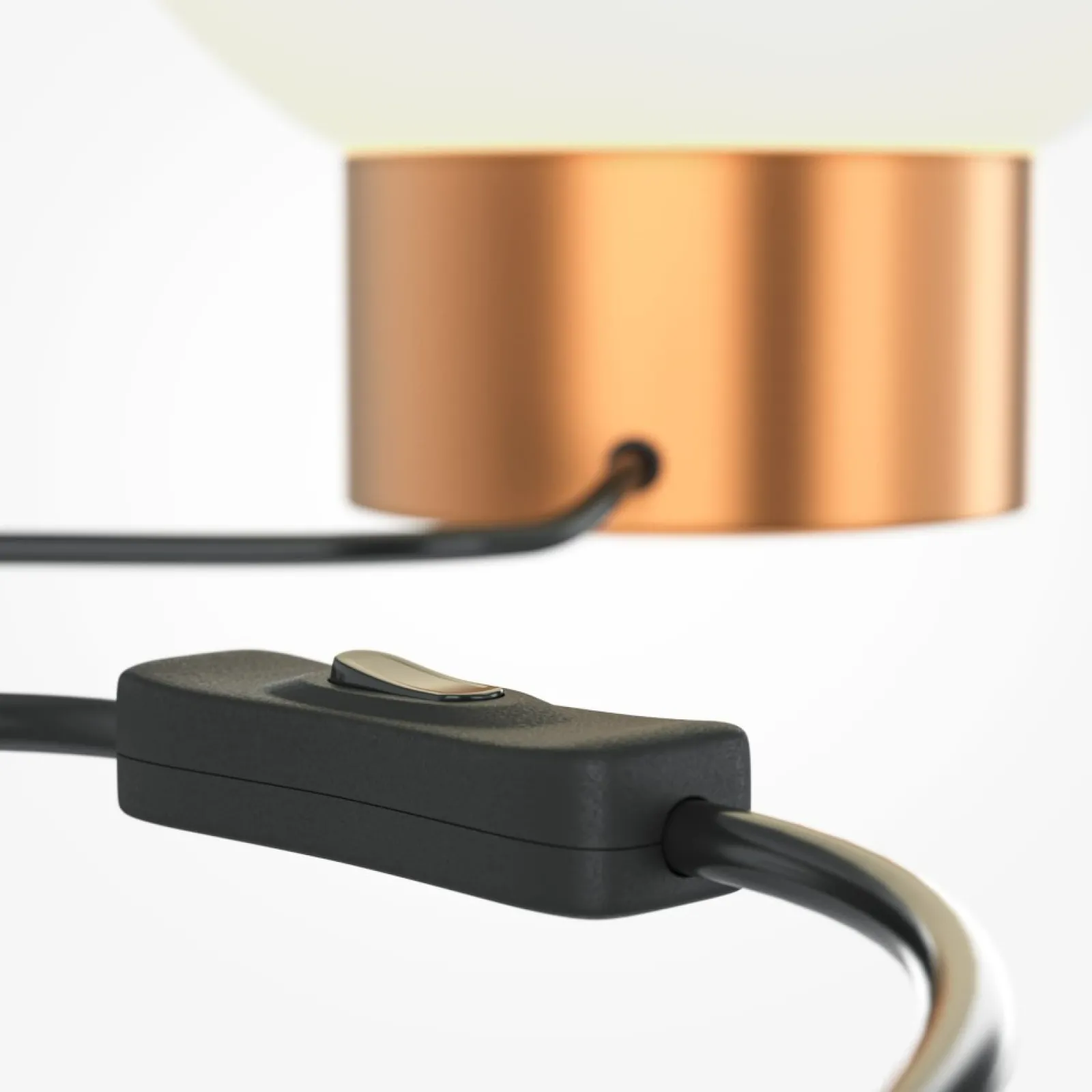 Sklep Kaja Lampa stołowa ze złotym mocowaniem MOD321TL-01G3 z serii BASIC FORM* Nowoczesne Lampki Stołowe