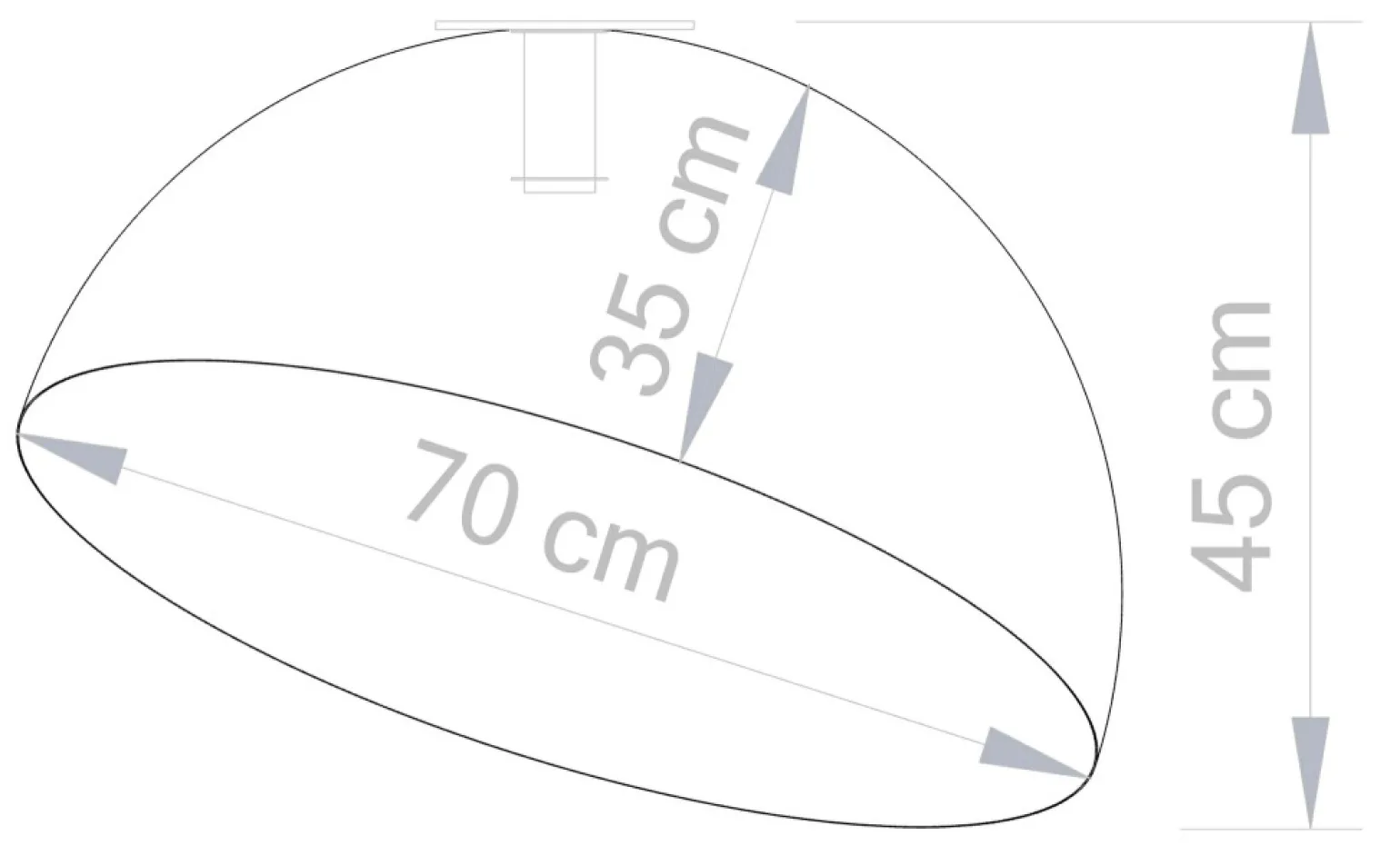 Online Lampa sufitowa do stylowej sypialni SIG 32480 - SFERA 70 ZŁ/CZ NAKR Żyrandole Nowoczesne