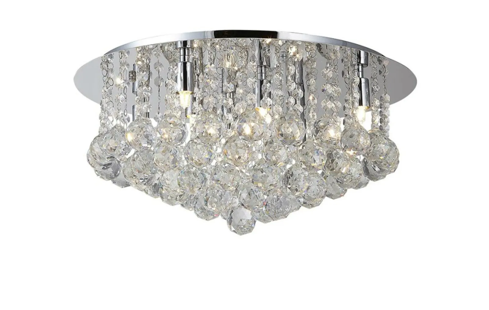 Sklep Kaja Lampa sufitowa do sypialni w stylu glamour ⌀48cm AZ1287 BOLLA | Kaja* Plafony Nowoczesne