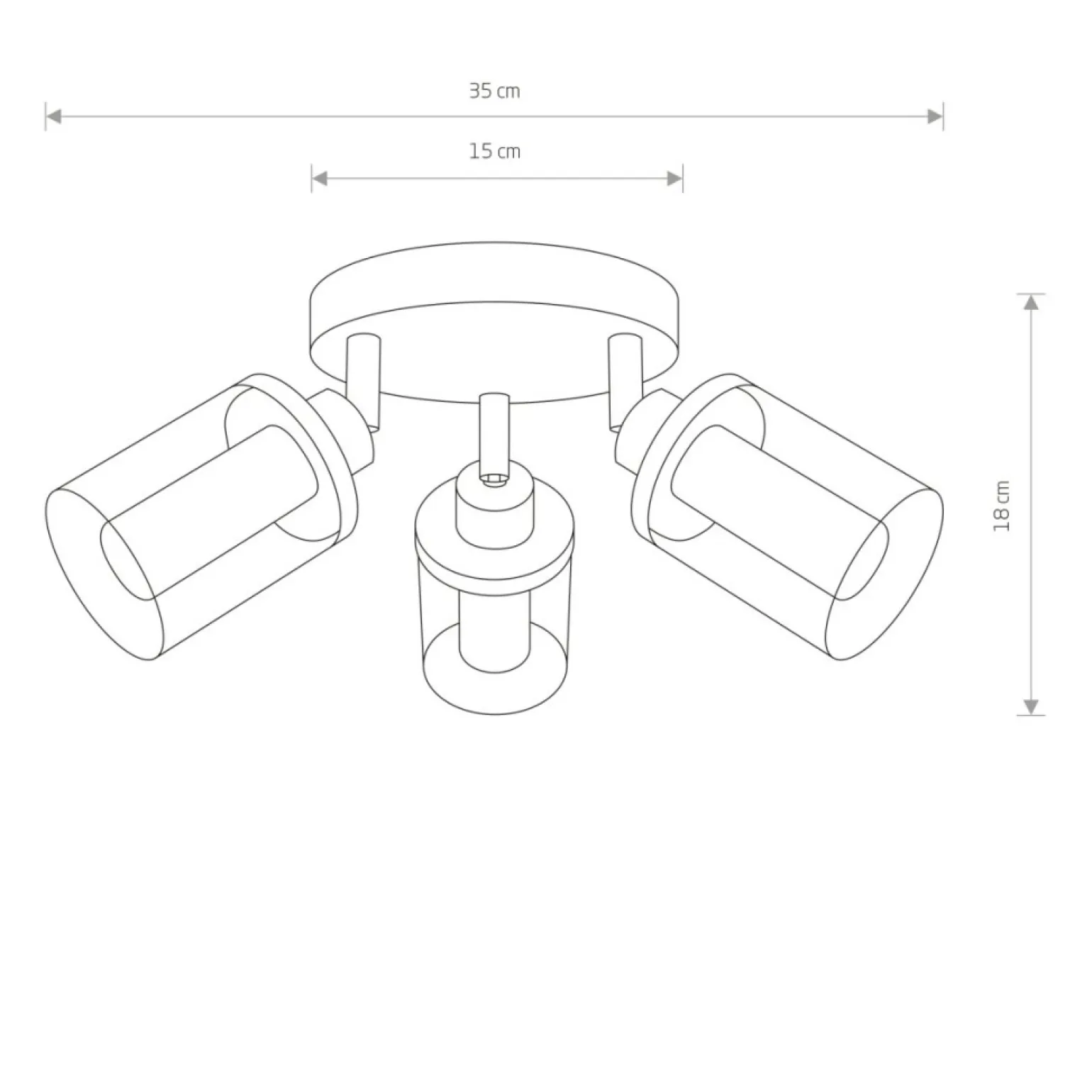 Shop Lampa sufitowa, kolor u, z kloszami 8050 | Kaja Oświetlenie Żyrandole Nowoczesne