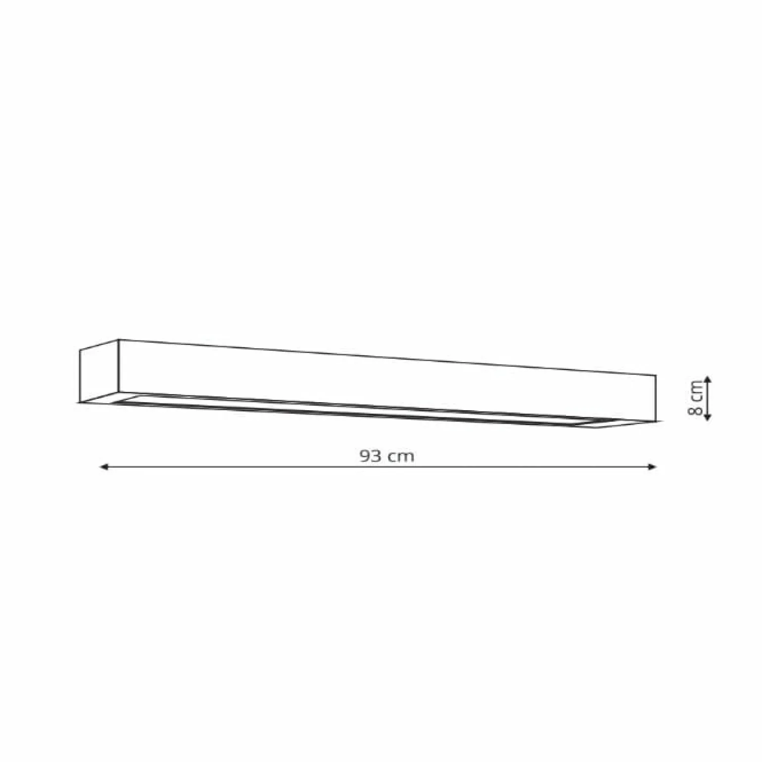Online Lampa sufitowa LED 93cm LP-7001/1C BK-93 24/4 IBROS | Kaja Oświetlenie Żyrandole Nowoczesne