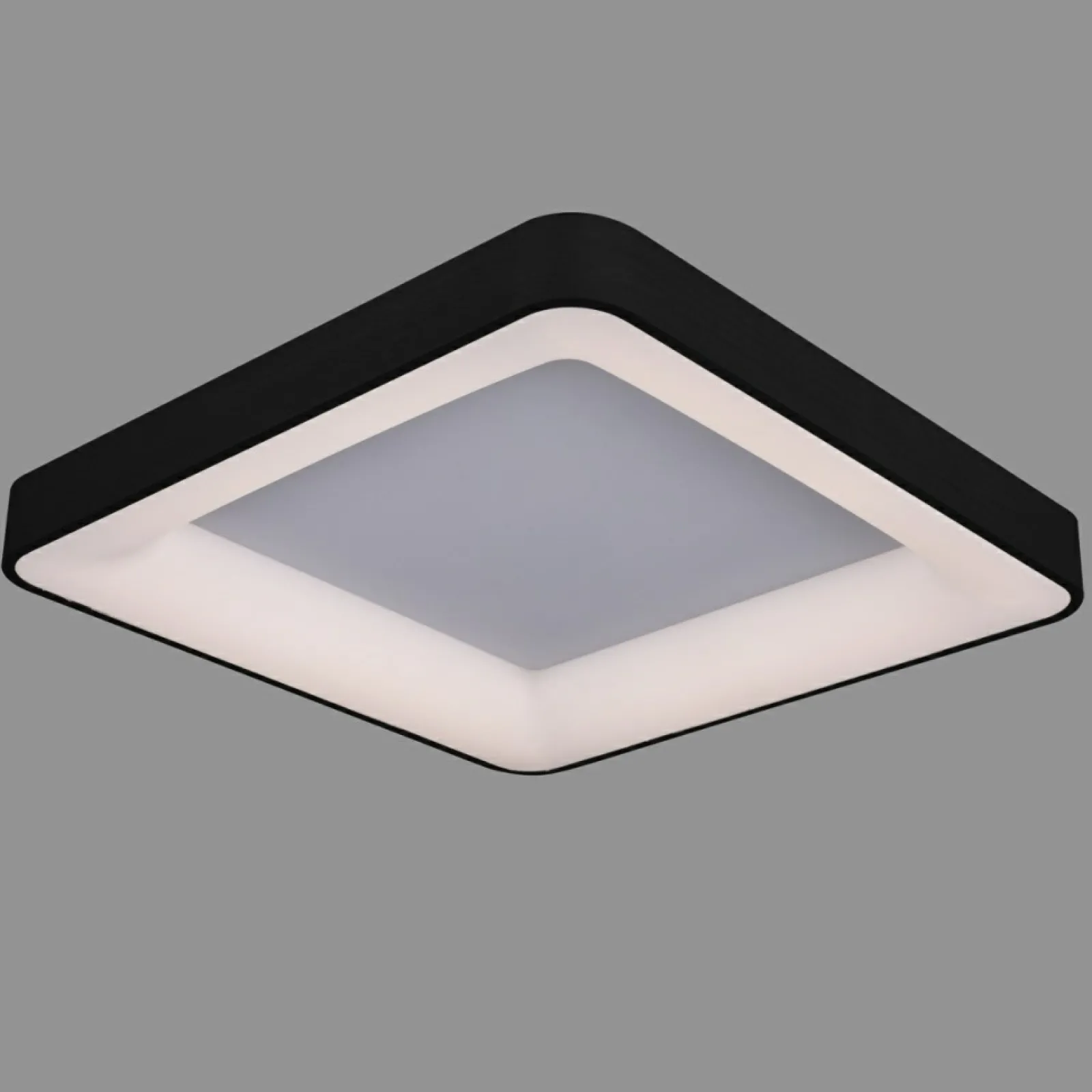 Sklep Kaja Lampa sufitowa LED 60x60cm 5304-850SQC-BK-3 GIACINTO | Kaja* Lampy Led | Plafony Nowoczesne