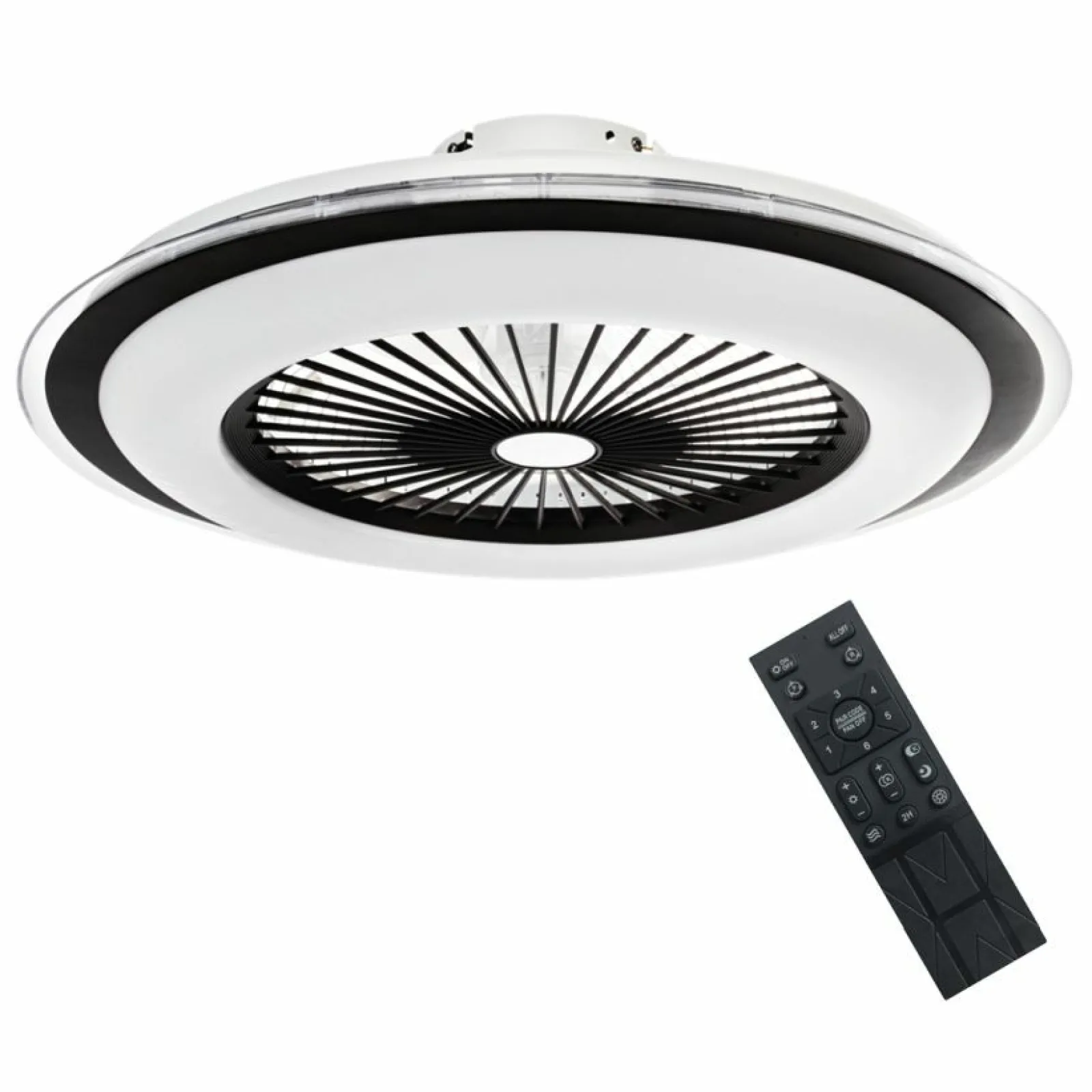 Sklep Kaja Lampa sufitowa LED z wentylatorem ML8339 ZONDA Z WENTYLATOREM | Kaja* Lampy Led | Plafony Klasyczne
