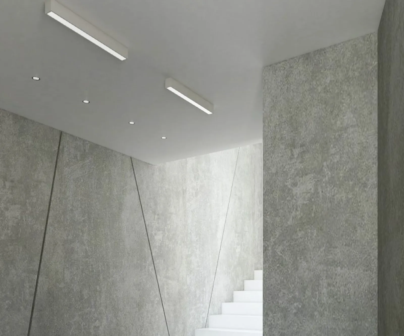 Sklep Kaja Lampa sufitowa LED ze ściemniaczem 57cm MX C0124D LINEAR | Kaja* Lampy Led | Plafony Nowoczesne