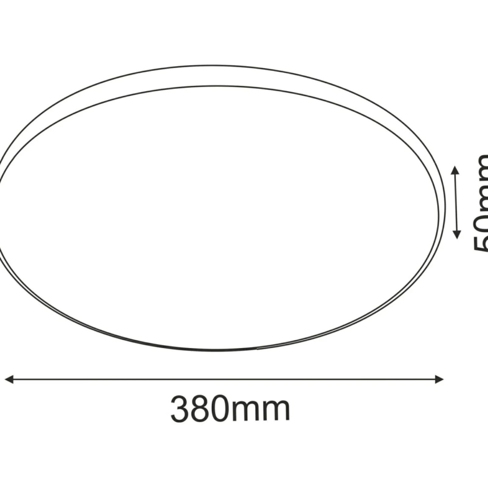 Sklep Kaja Lampa sufitowa, okrągły plafon ⌀38cm 4000K ANT 1065 IKA | Kaja* Lampy Led | Lampy Do Łazienki