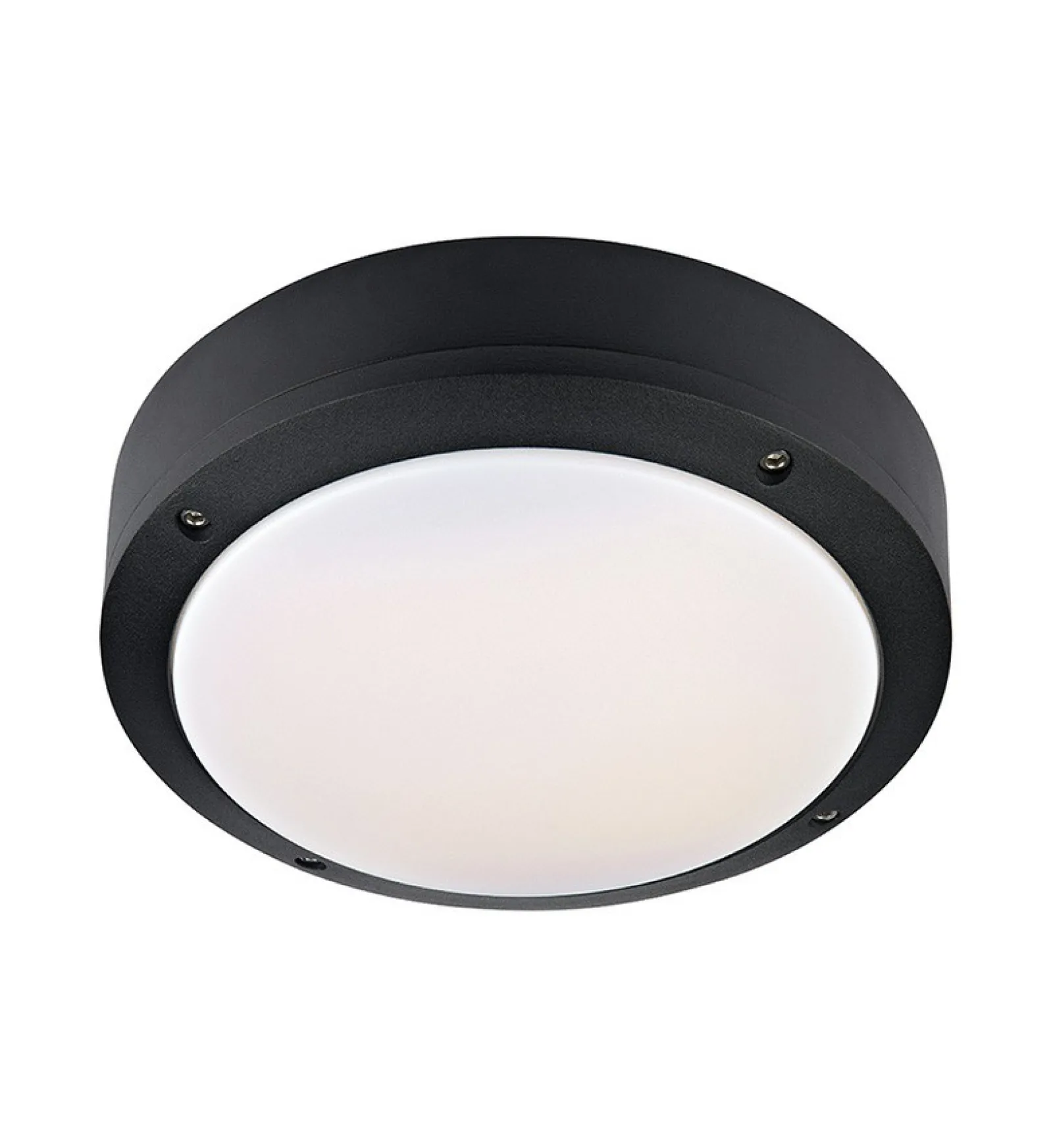 Sklep Kaja Lampa sufitowa typu plafon z czarną oprawą 106535 | Kaja Oświetlenie* Lampy Led | Plafony Nowoczesne