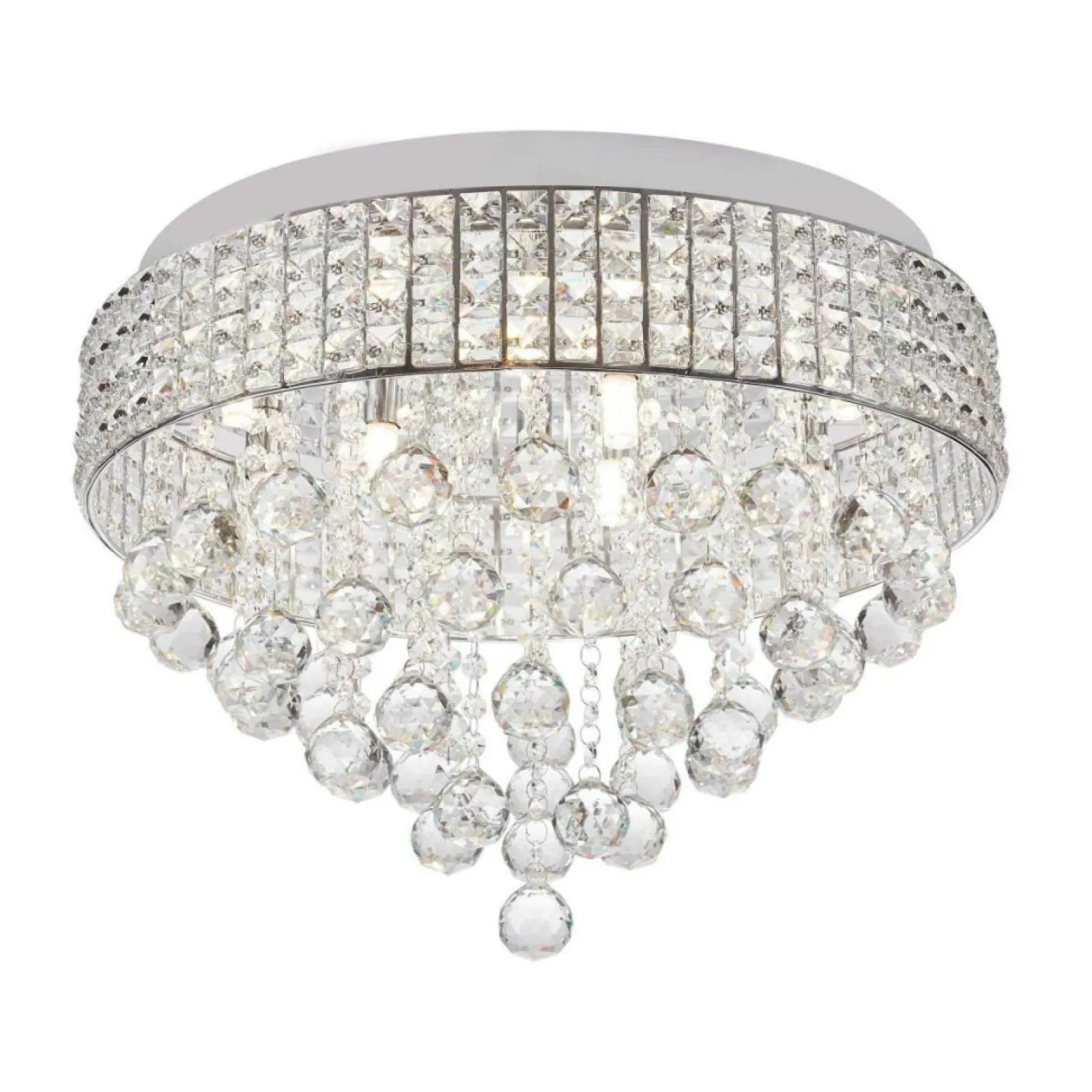 Sklep Kaja Lampa sufitowa w stylu glamour, do sypialni 19027-L z serii CAP* Plafony Nowoczesne