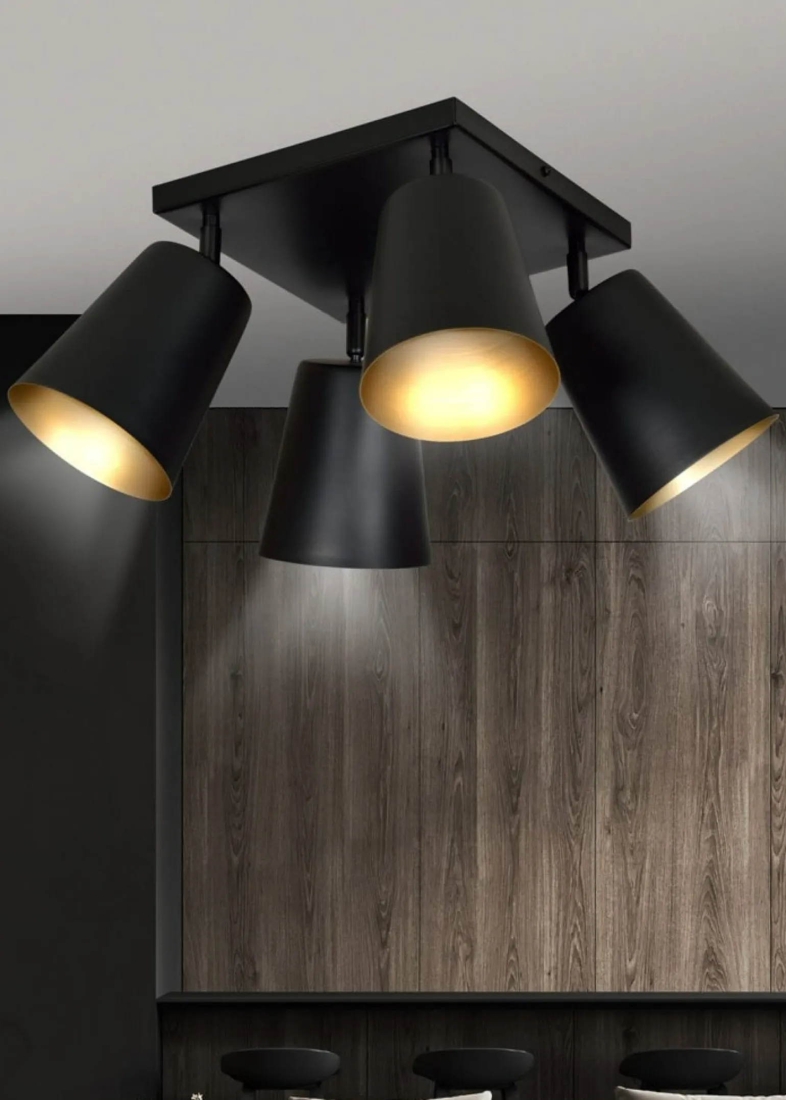 Outlet Lampa sufitowa z czterema źródłami światła 406/4 | Kaja Oświetlenie Żyrandole Nowoczesne