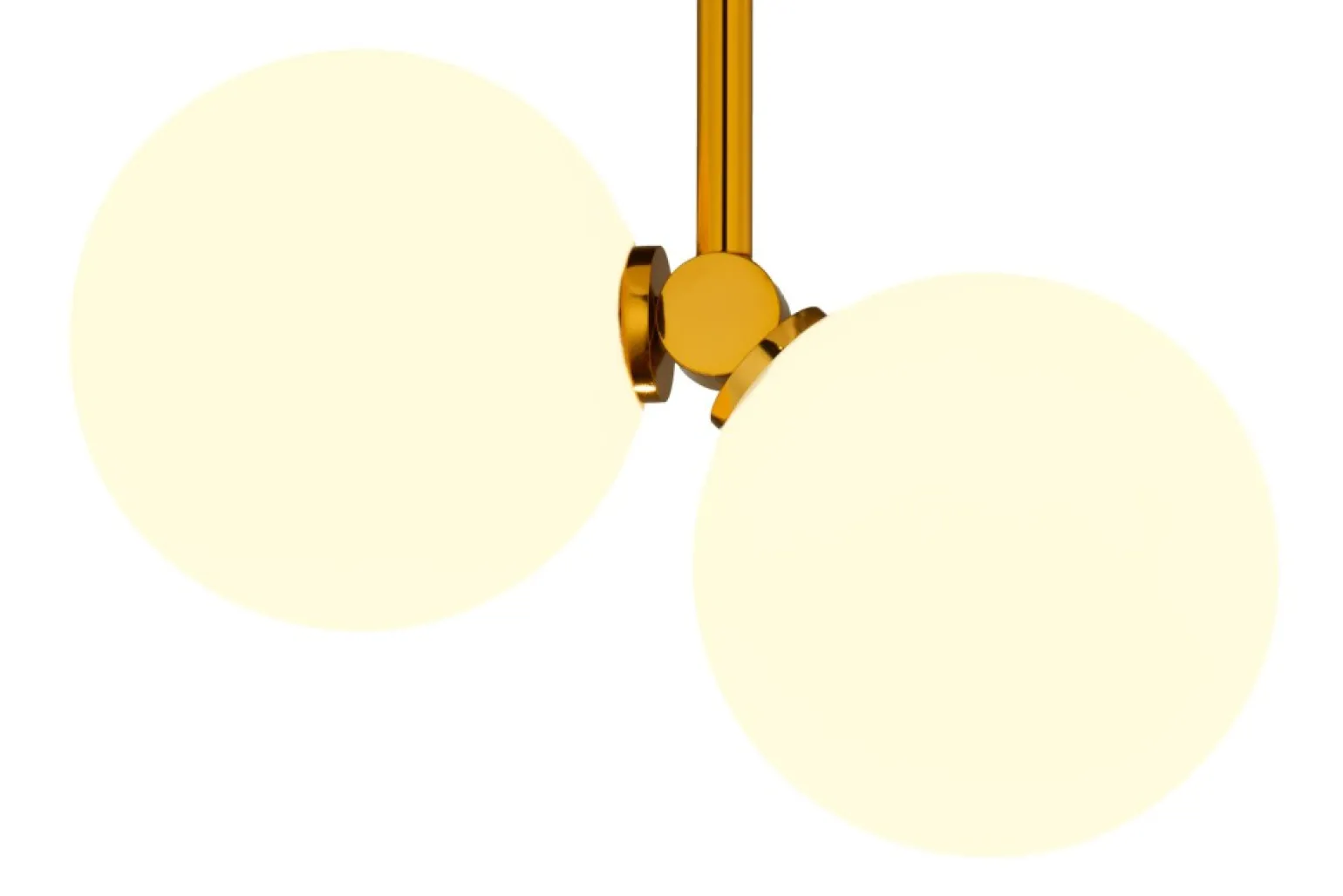 Best Sale Lampa sufitowa z dwoma kloszami na żarówki G9 JUP 1919 z serii LUNA Żyrandole Nowoczesne