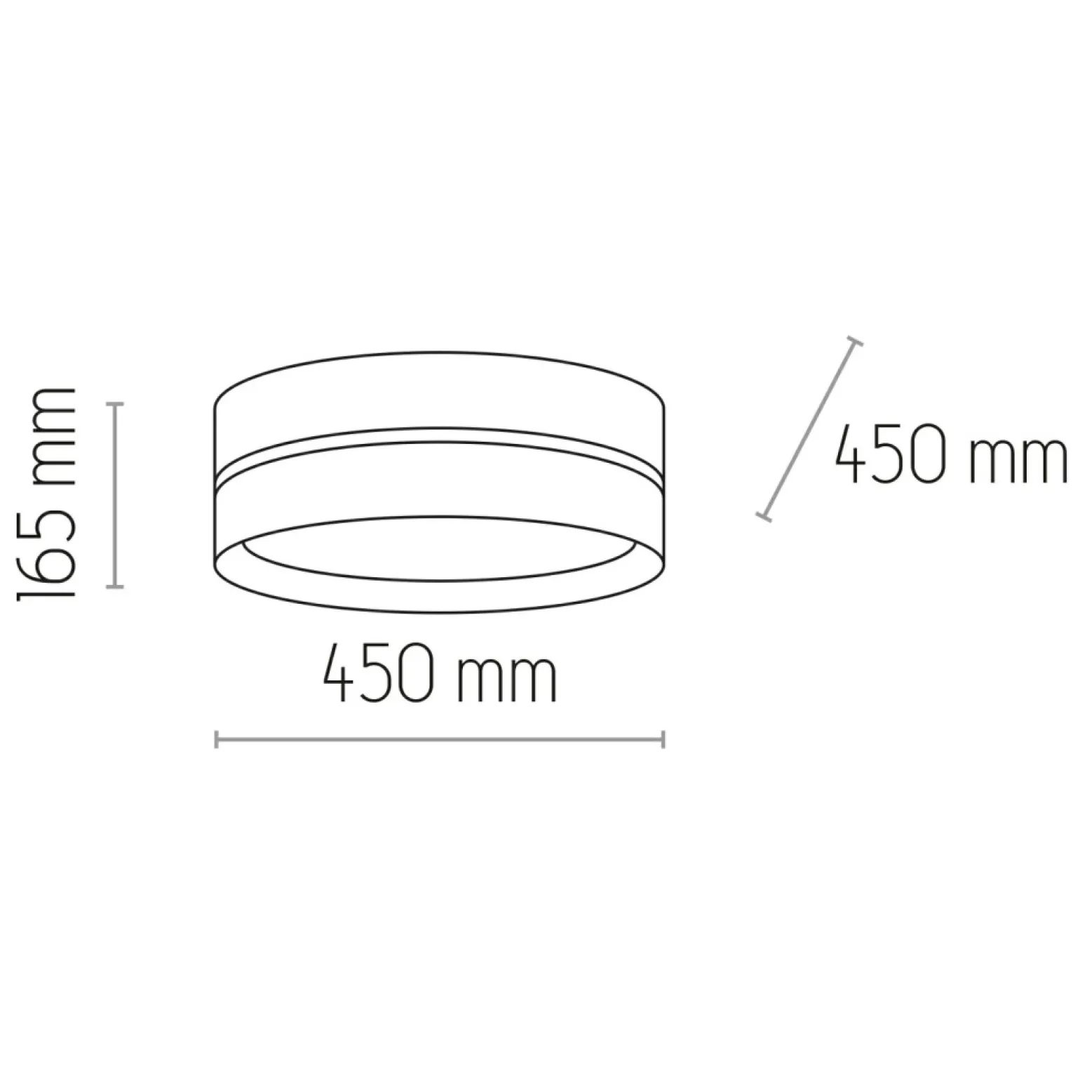 Shop Lampa sufitowa z jutowym abażurem TK 6577 LINOBIANCO | Kaja Żyrandole Nowoczesne