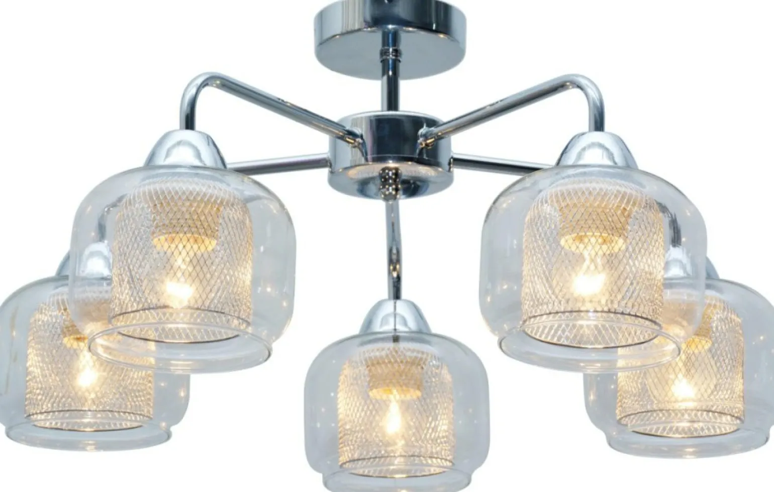 Clearance Lampa sufitowa z kloszami na żarówki E14 35-67104 RAY | Kaja Żyrandole Nowoczesne