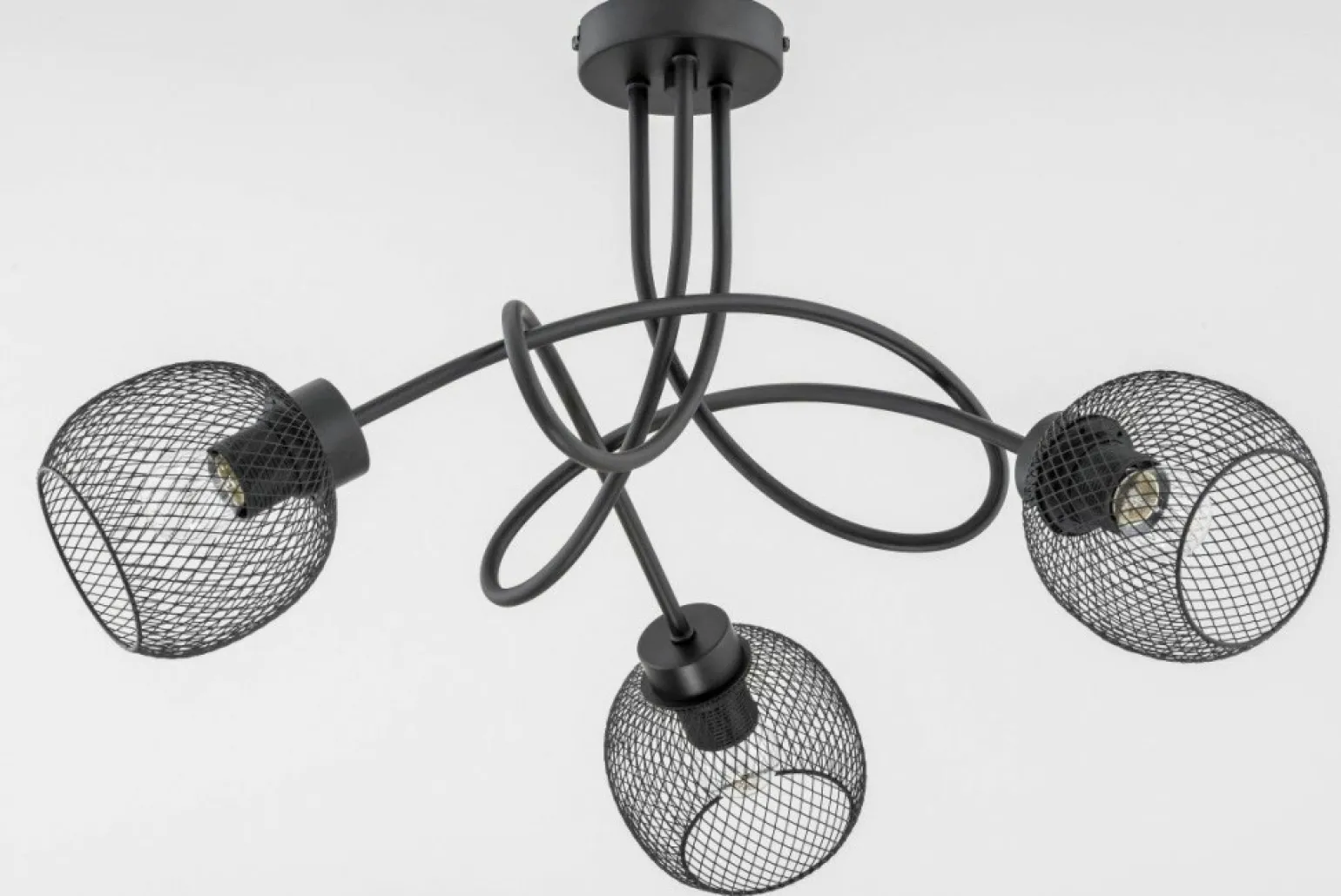 Sale Lampa sufitowa z kloszami z cienkiego drutu AL 25773 | Kaja Żyrandole Nowoczesne