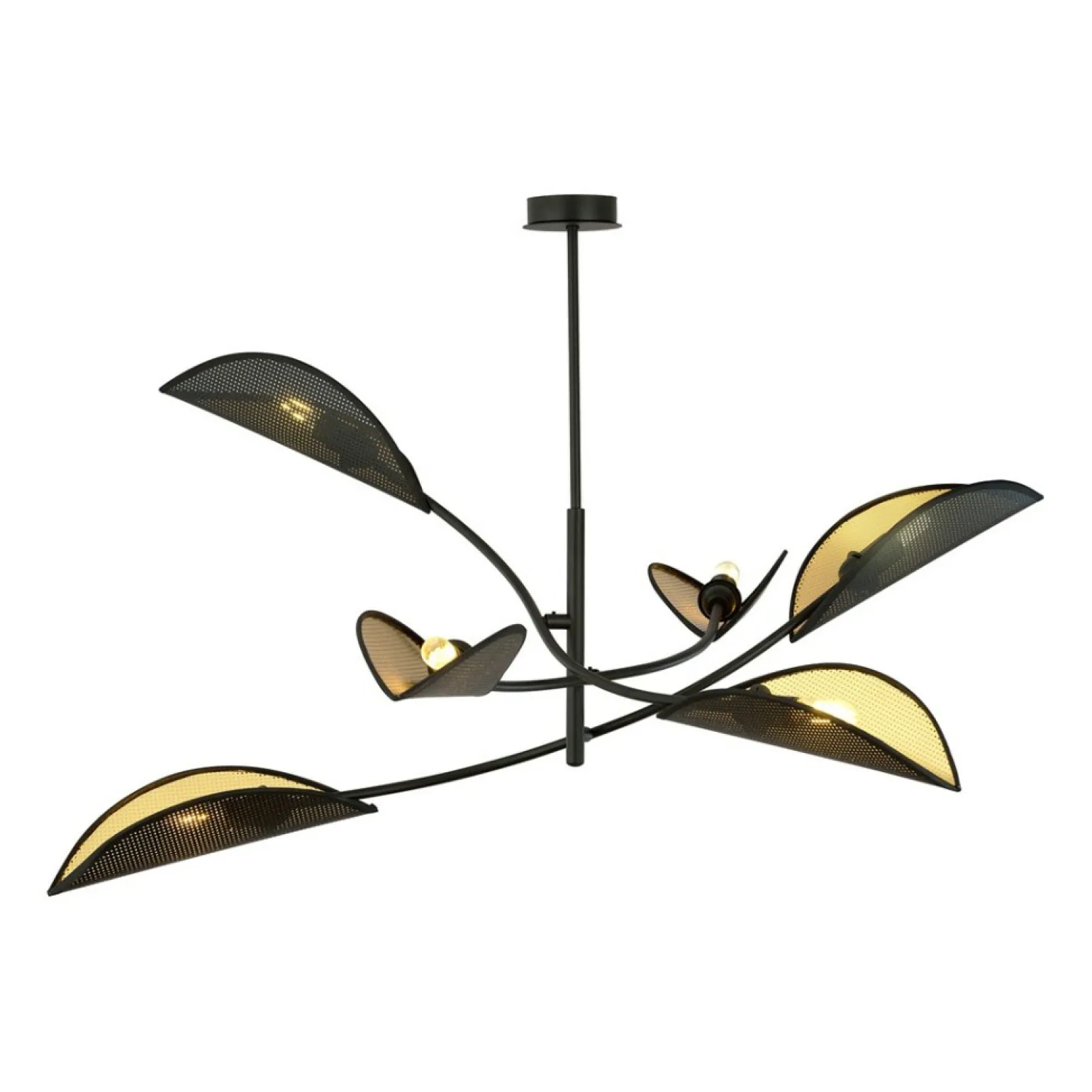 Fashion Lampa sufitowa z niesymetrycznymi ramionami 1106/6 LOTUS | Kaja Żyrandole Nowoczesne