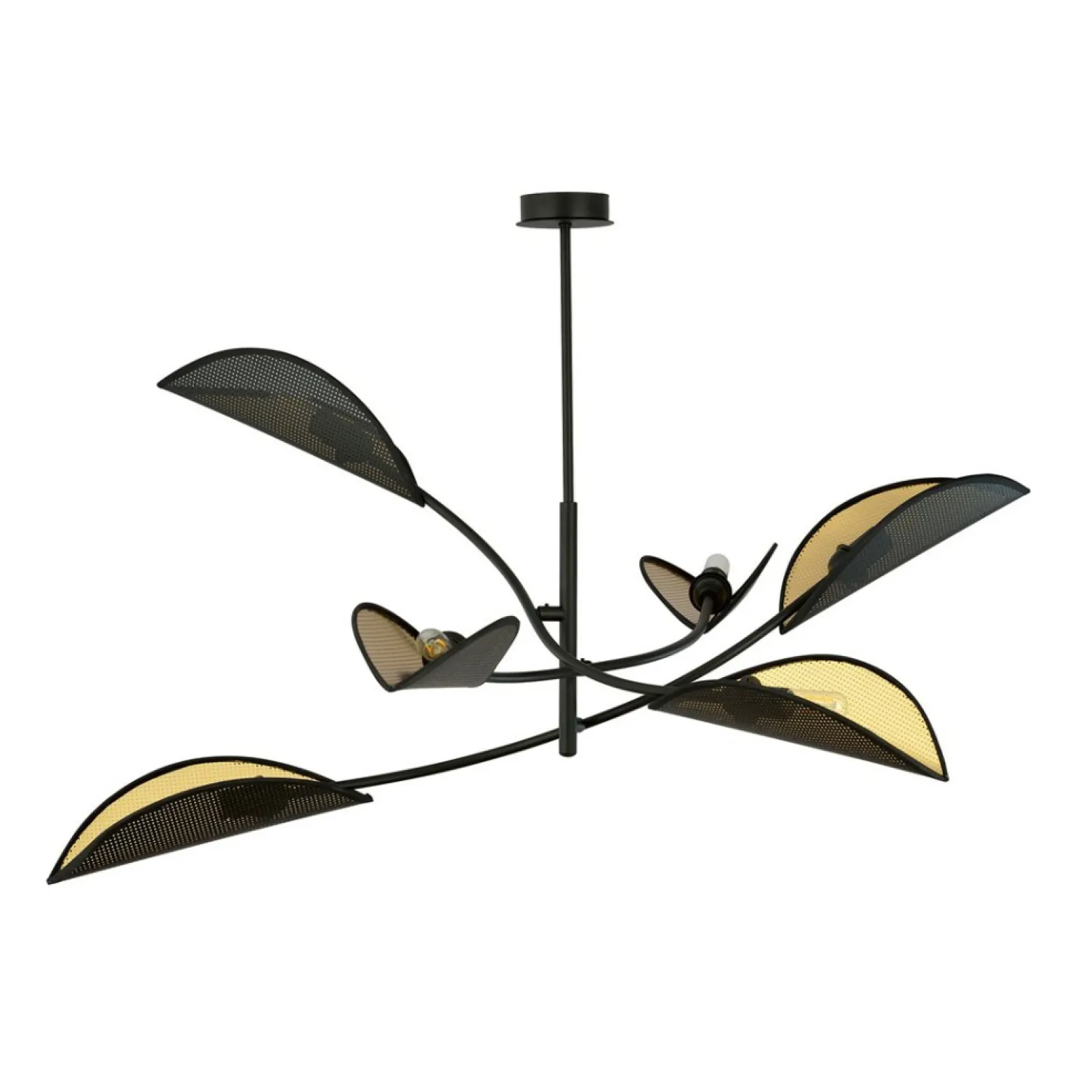 Fashion Lampa sufitowa z niesymetrycznymi ramionami 1106/6 LOTUS | Kaja Żyrandole Nowoczesne