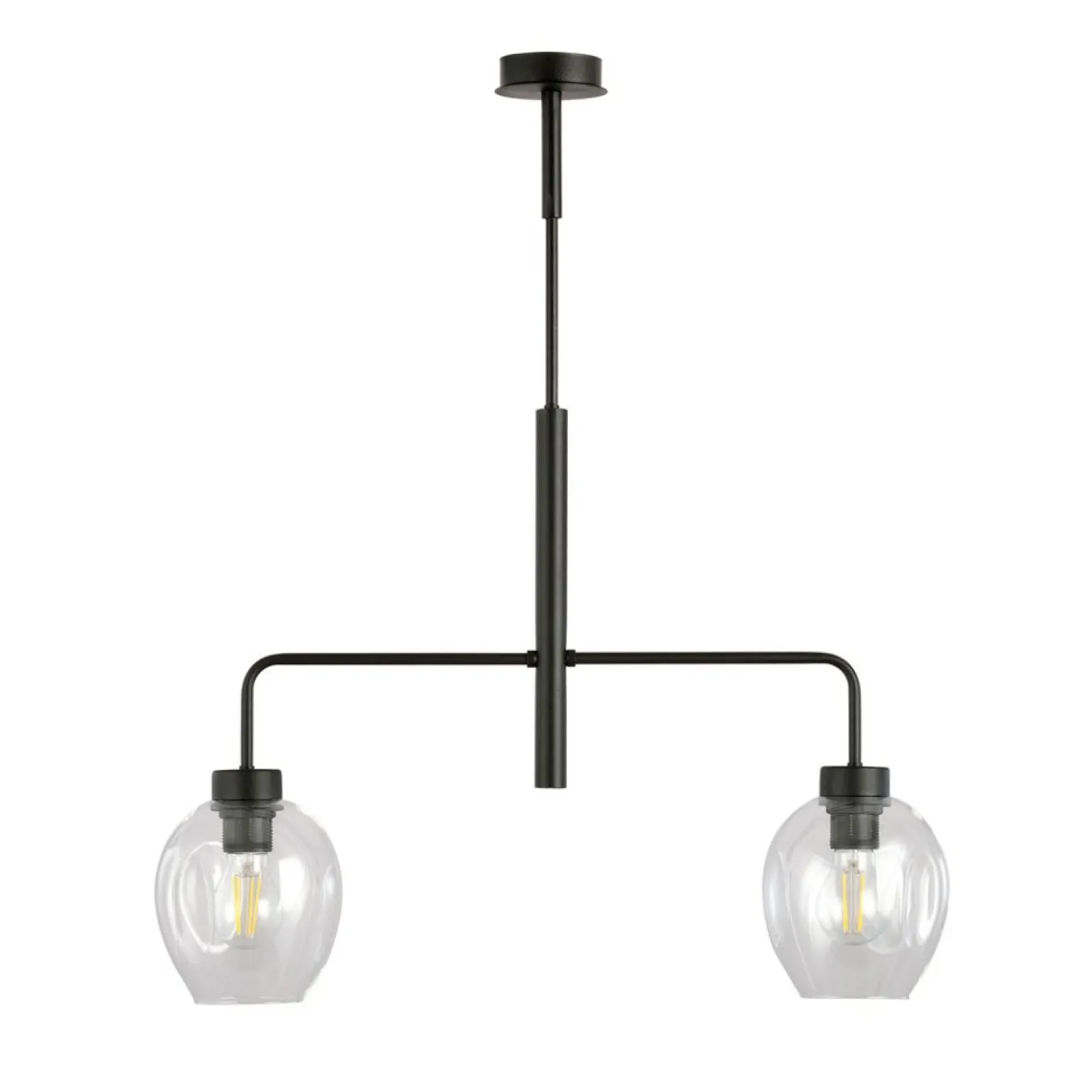 Shop Lampa sufitowa z ozdobnymi kloszami 1164/2 LUKKA | Kaja Oświetlenie Żyrandole Nowoczesne