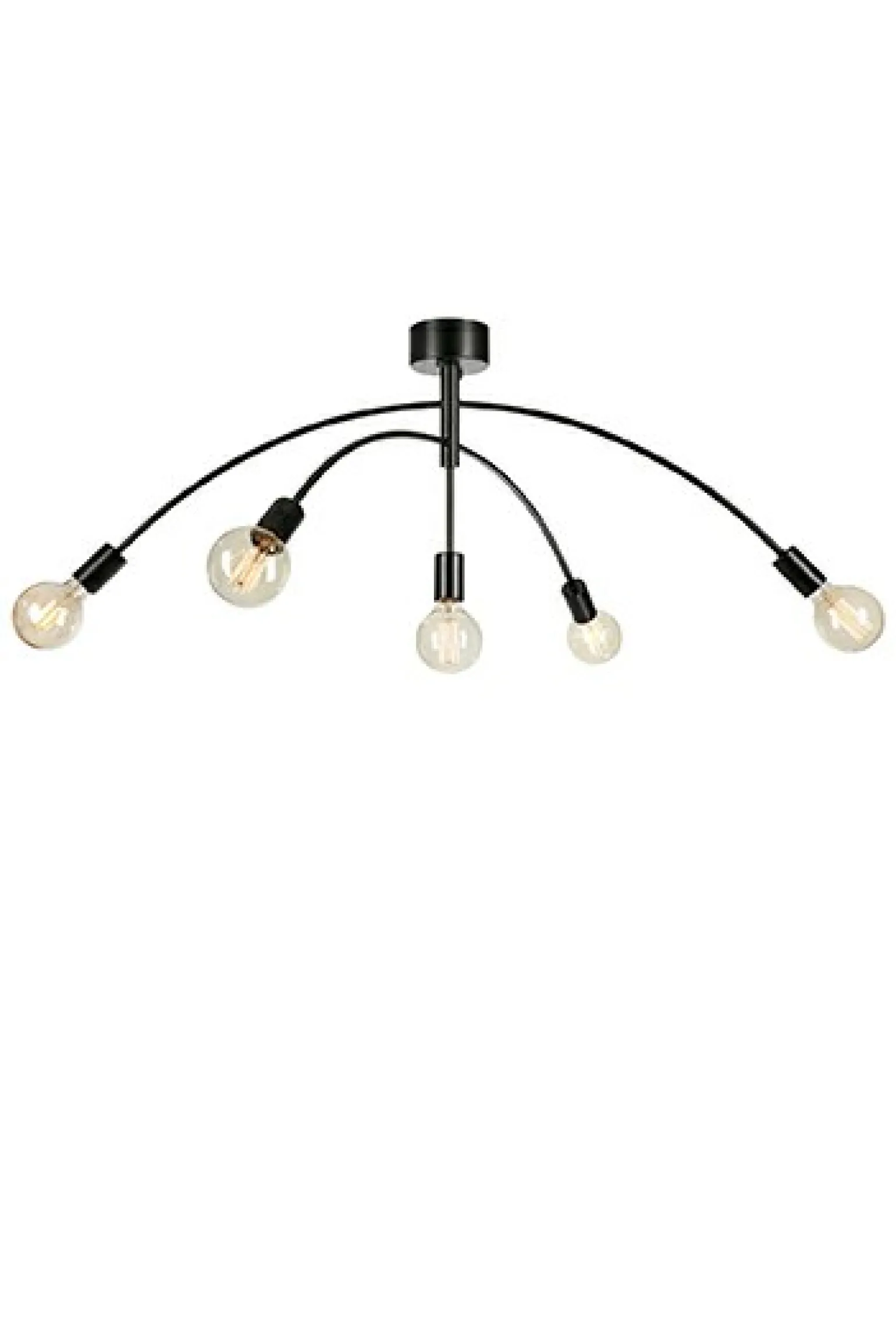 Clearance Lampa sufitowa z pięcioma odkrytymi żarówkami 108280 | Kaja Żyrandole Nowoczesne