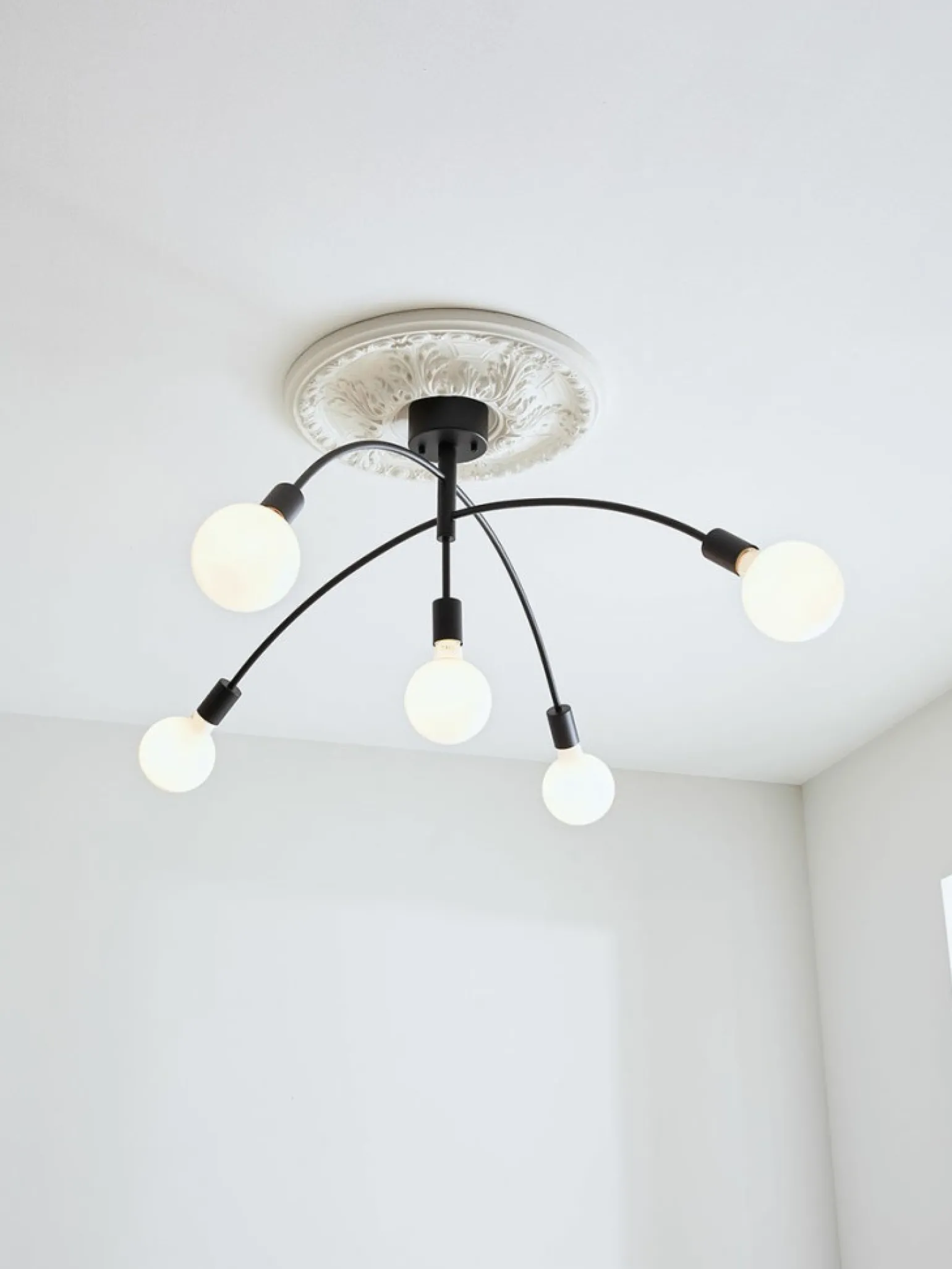 Clearance Lampa sufitowa z pięcioma odkrytymi żarówkami 108280 | Kaja Żyrandole Nowoczesne