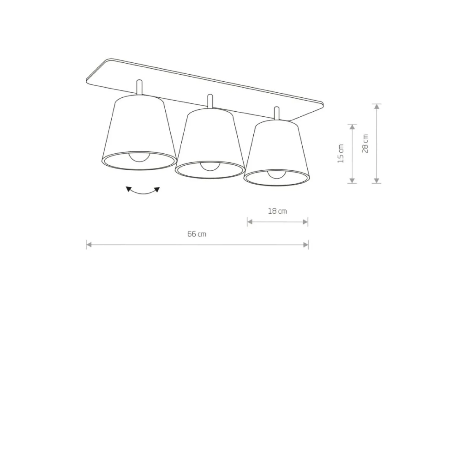 Cheap Lampa sufitowa z trzema mi kloszami 9717 | Kaja Oświetlenie Żyrandole Nowoczesne