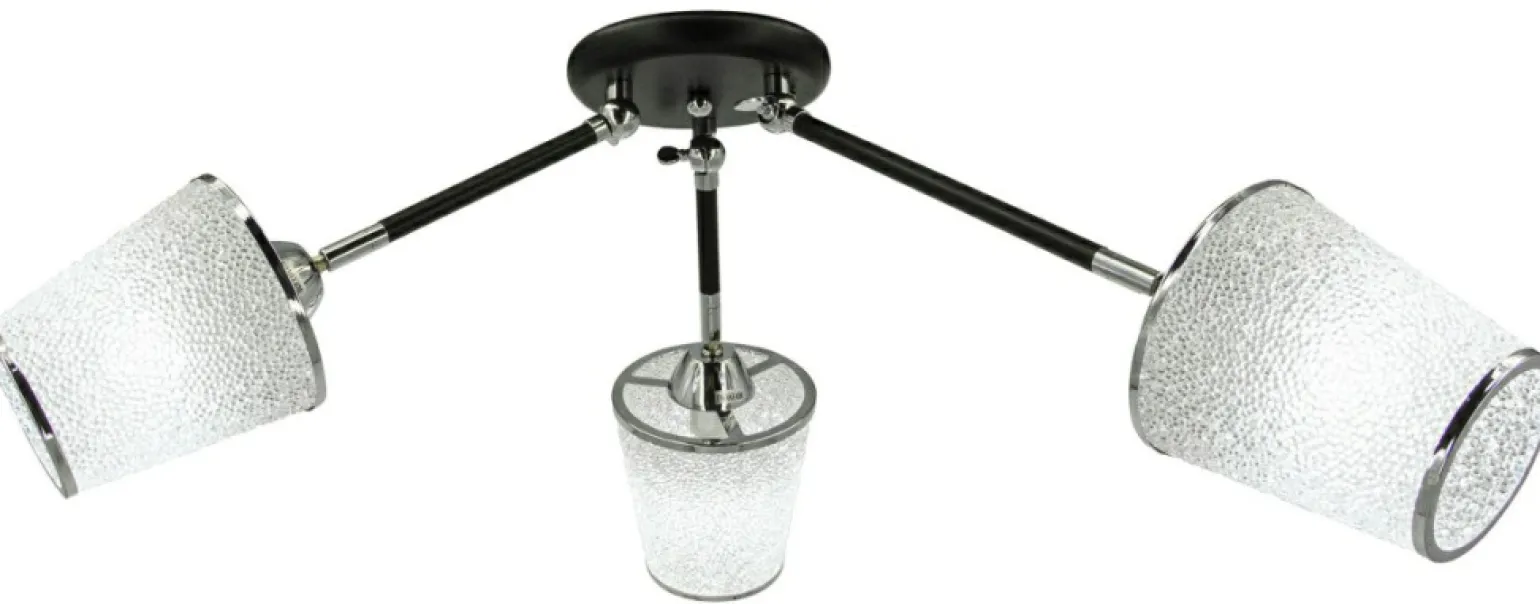 Hot Lampa sufitowa ze srebrnymi kloszami 1013/3 BL 8C | Kaja Oświetlenie Żyrandole Nowoczesne