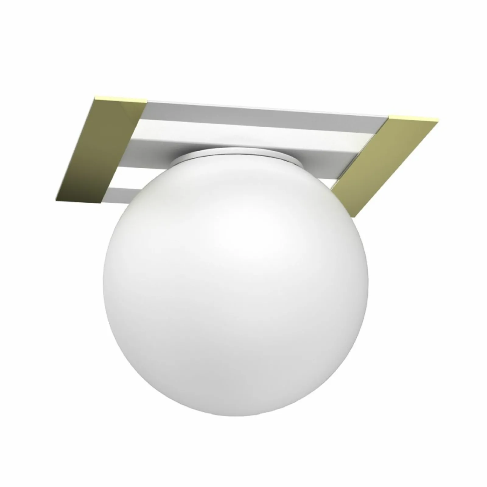 Sklep Kaja Lampa sufitowa ze złotym zdobieniem LX 4611 SATELIT | Kaja Oświetlenie* Plafony Nowoczesne