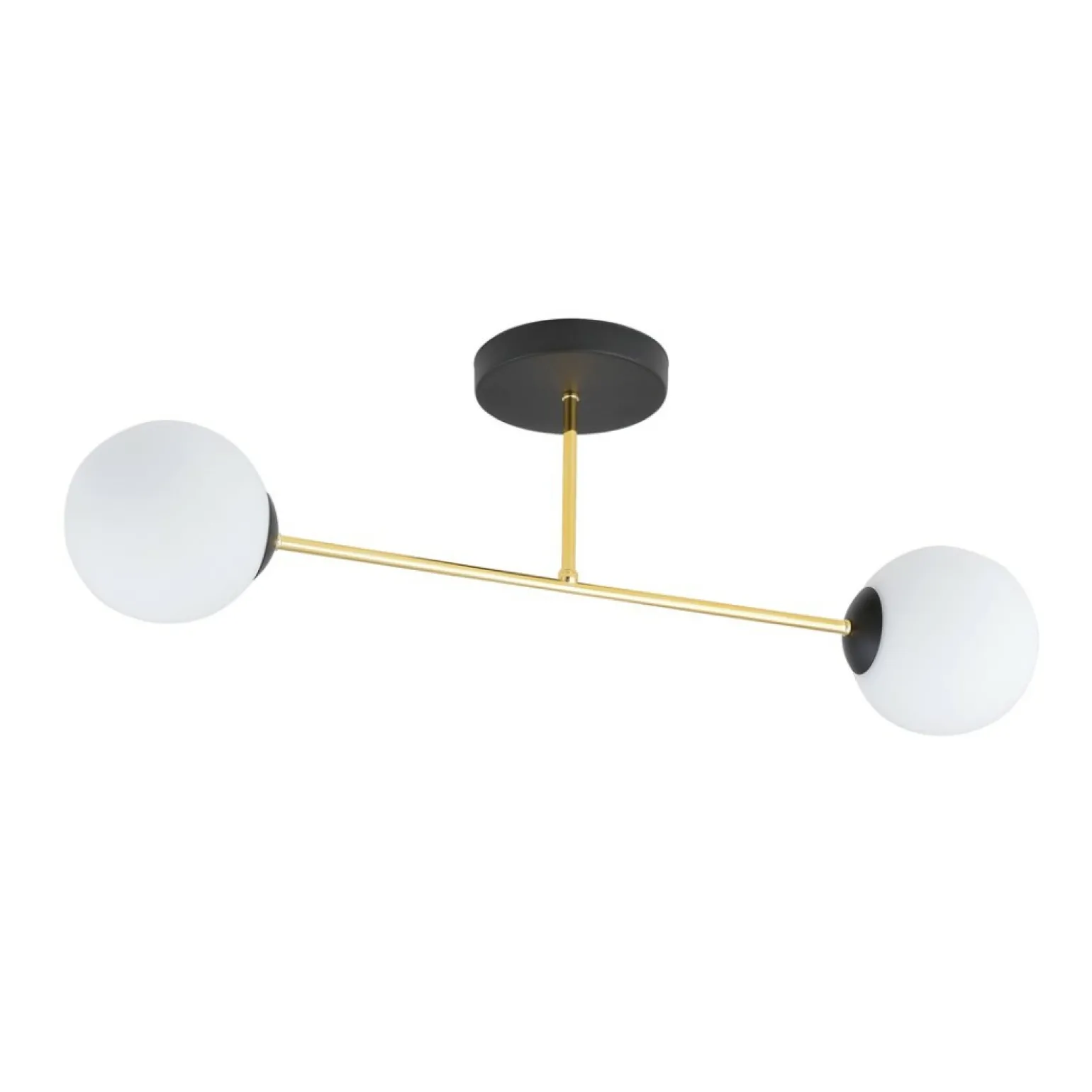 Cheap Lampa sufitowa ze złotymi elementami 1233/2 z serii MAGNUM | Kaja Żyrandole Nowoczesne