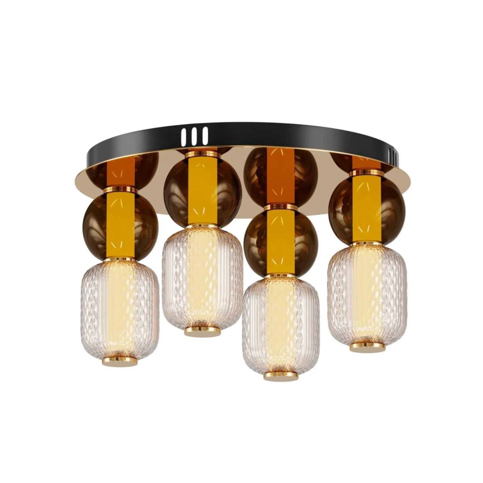 New Lampa sufitowa, zintegrowany LED 60W MOD273CL-L60G3K z serii DROP Żyrandole Nowoczesne