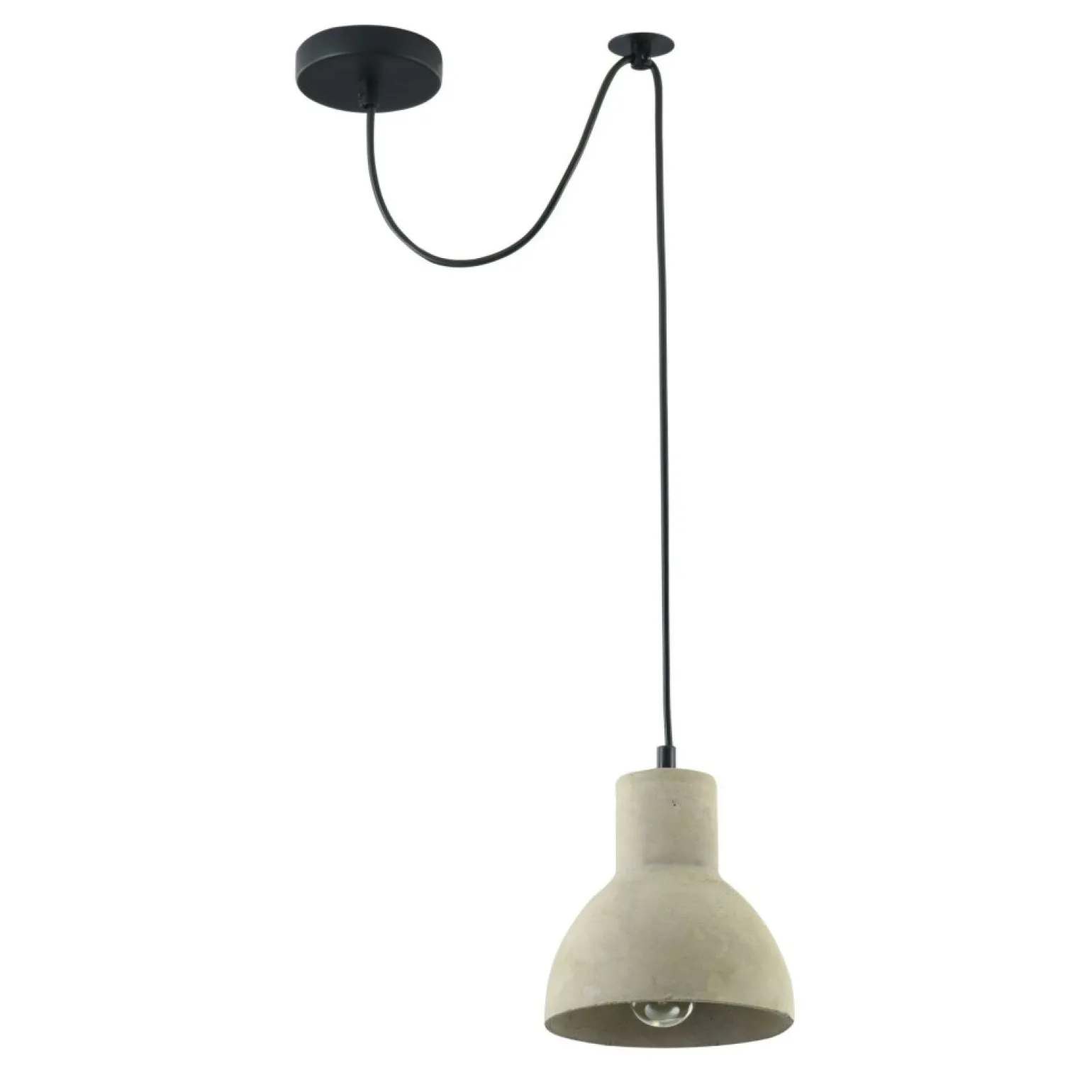 Best Lampa w stylu loft, betonowy klosz T434-PL-01-GR BRONI | Kaja Żyrandole Nowoczesne