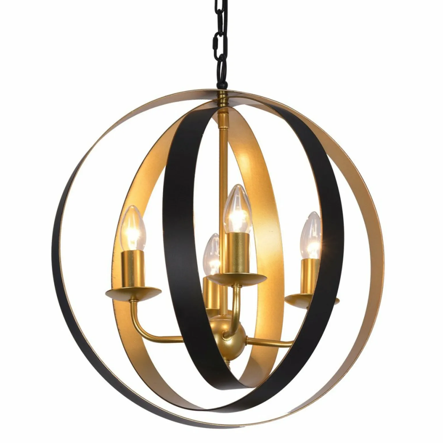 Sale Lampa świecznik w okręgach MD-BR16079-D4-B/G KAIA | Kaja Oświetlenie Żyrandole Nowoczesne