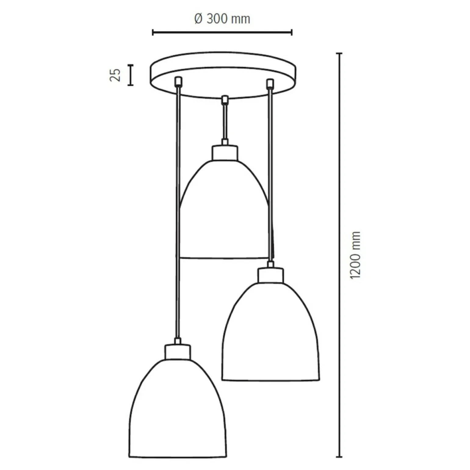 Hot Lampa wisząca 1450374 z serii AURA Żyrandole Nowoczesne