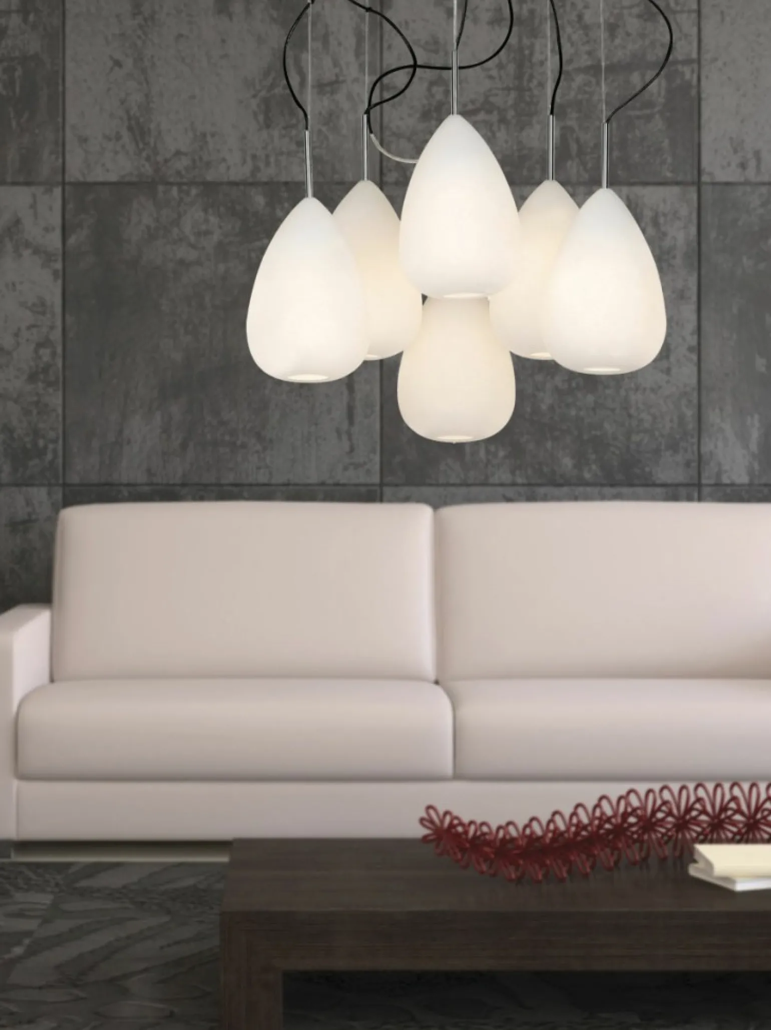 Sale Lampa wisząca AZ0157 - Mirage 6 - AZZARDO Żyrandole Nowoczesne