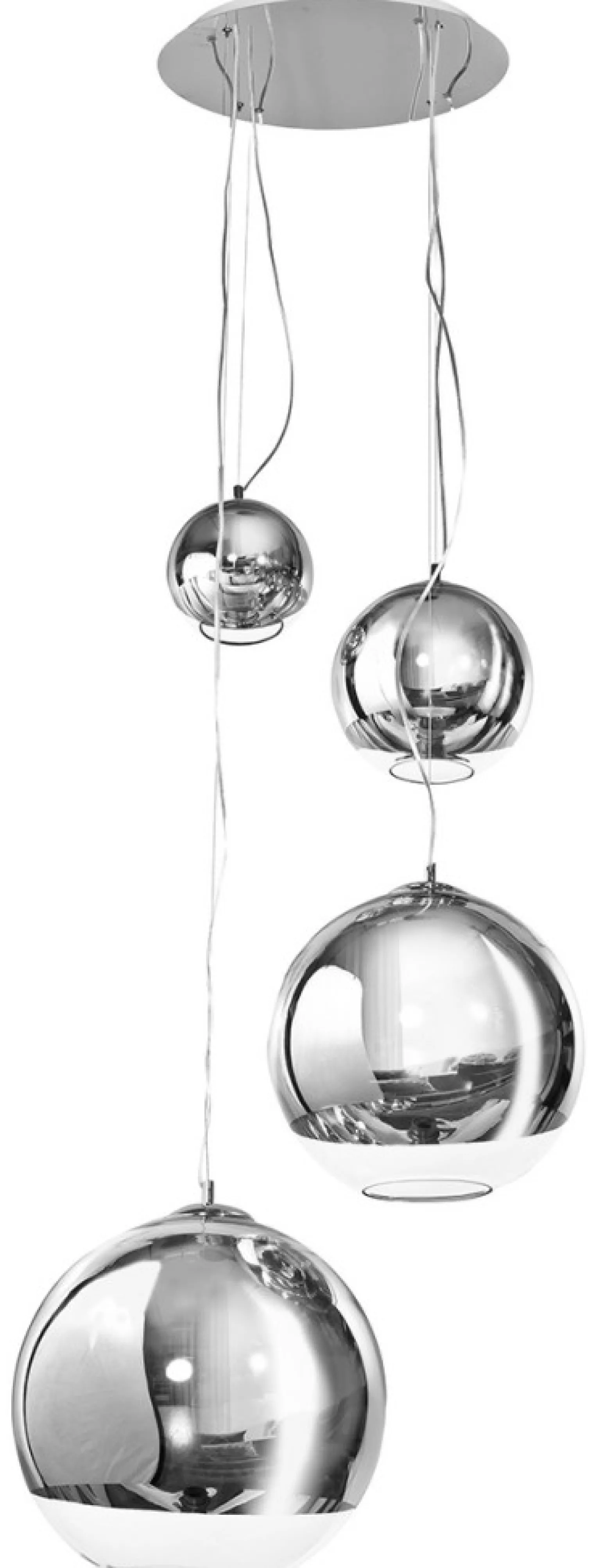 Sale Lampa wisząca AZ2531 - Silver ball 4 - AZZARDO Żyrandole Nowoczesne