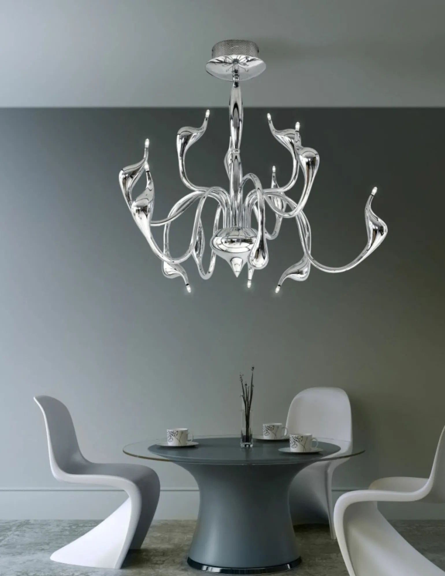 New Lampa wisząca AZ0044 - Snake Pendant (e) - AZZARDO Żyrandole Nowoczesne
